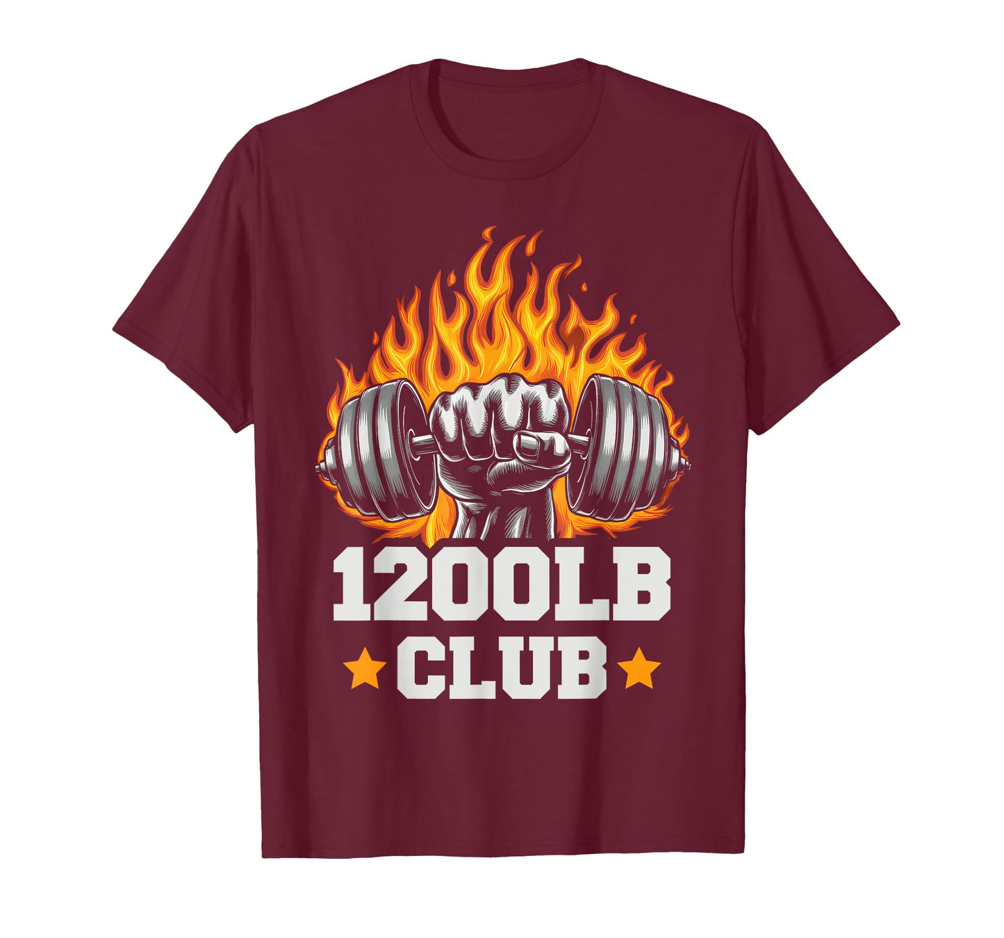 1200 Pound Club Gym Weightlifting Bodybuilders 1200 lb Club T-Shirt