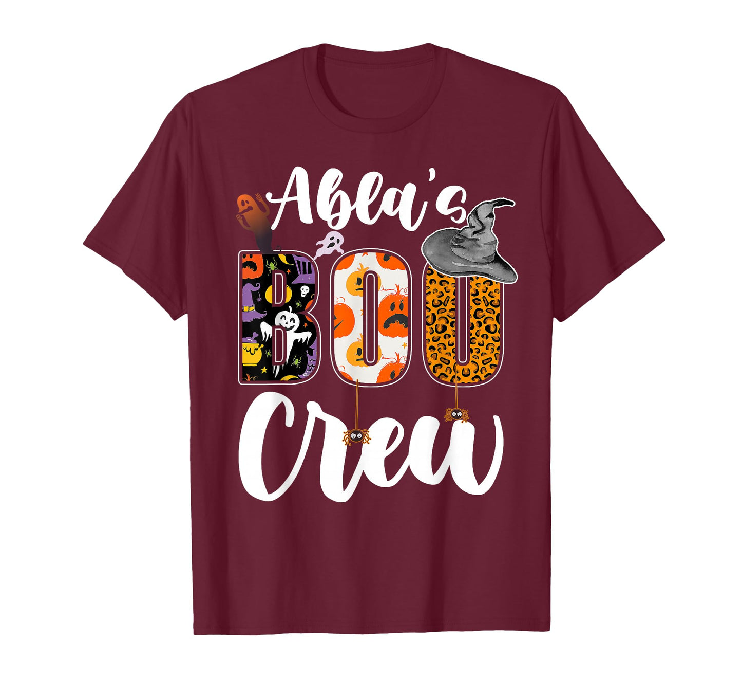 Abla's Boo Crew Halloween Aunt Nephew Niece Matching T-Shirt