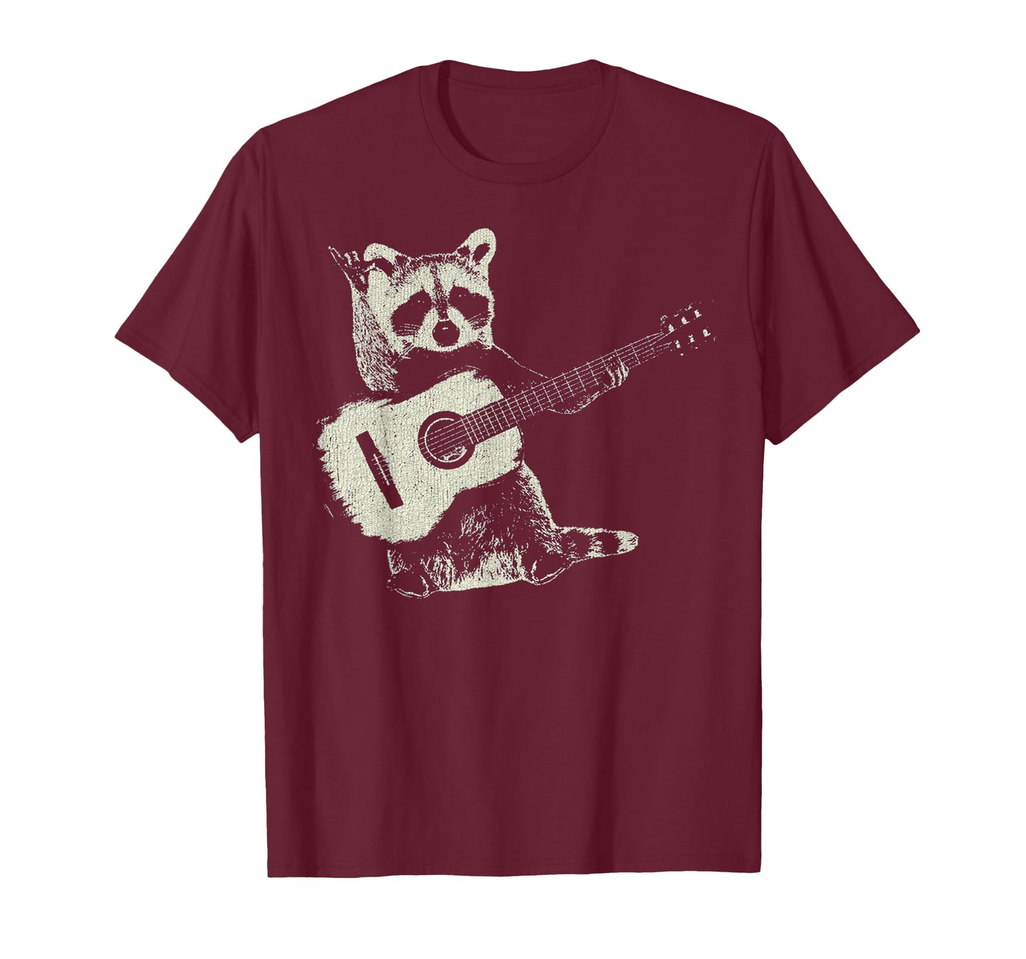 Eagerlys Raccoon Playing Guitar Vintage Raccoon Play Guitar T-Shirt