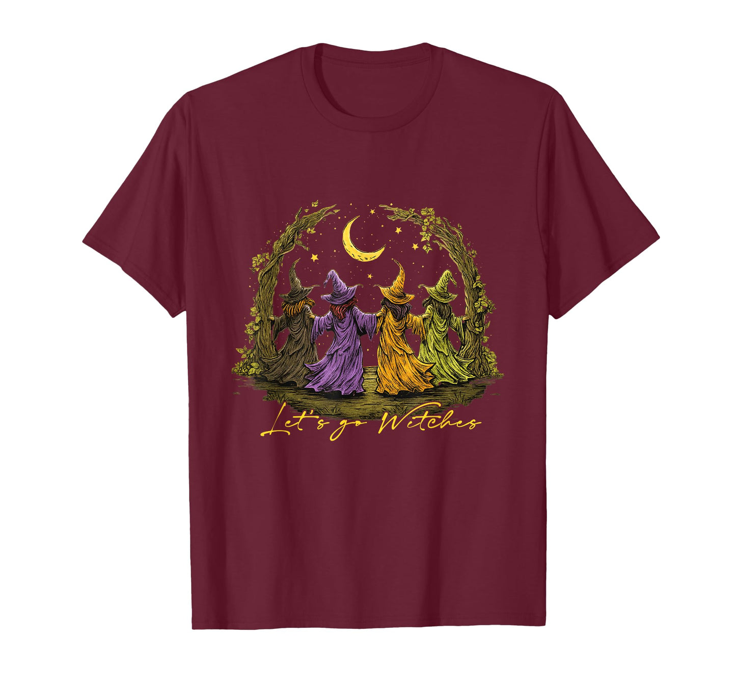 Girls Trip Funny Witch Halloween Girls Spooky Witch T-Shirt