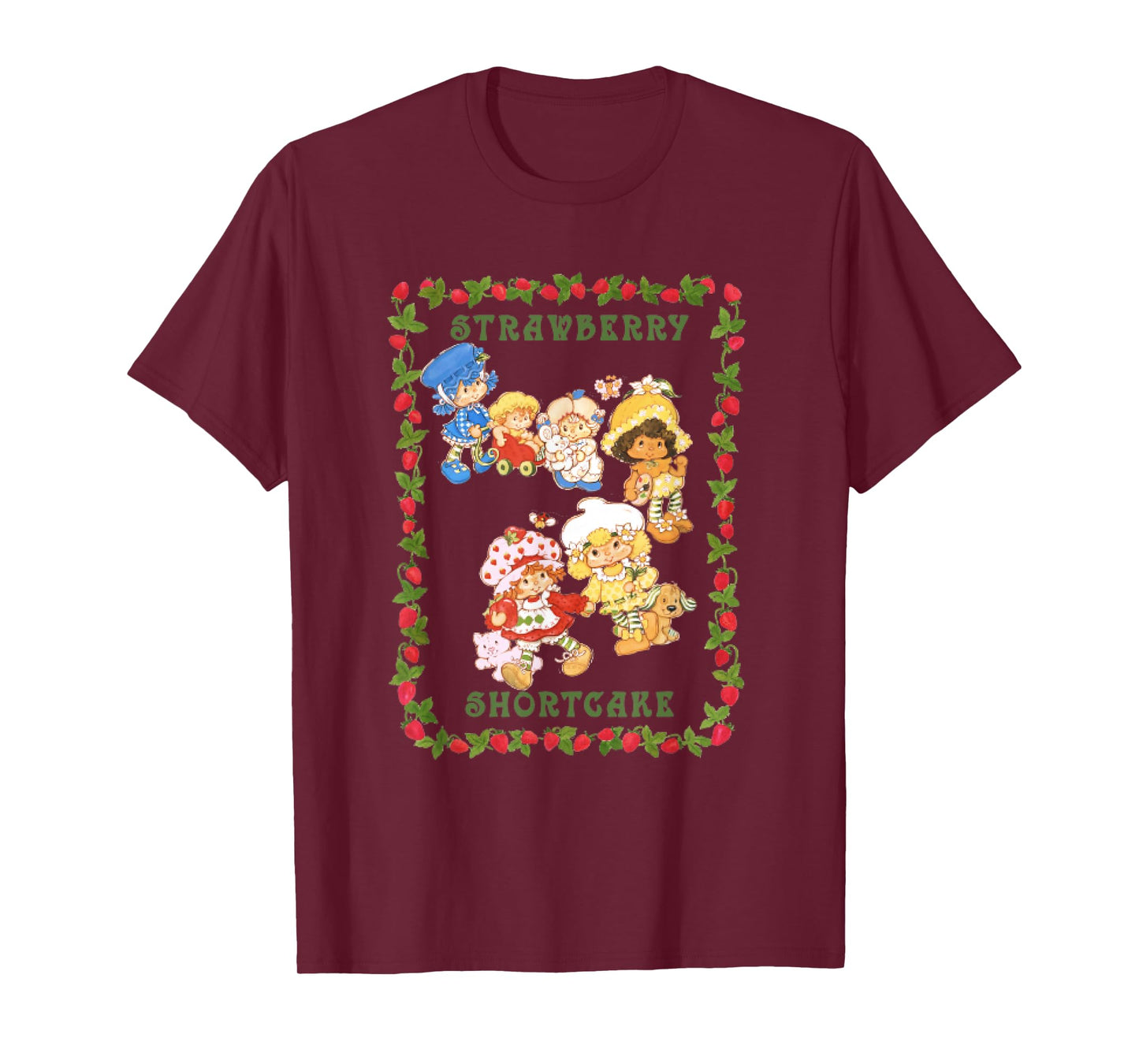 Strawberry Shortcake Vintage Berry Garden Poster T-Shirt