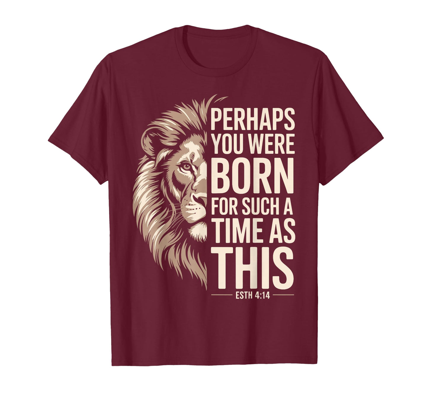 Born for Such a Time as This Esther 4:14 Christian Vintage T-Shirt