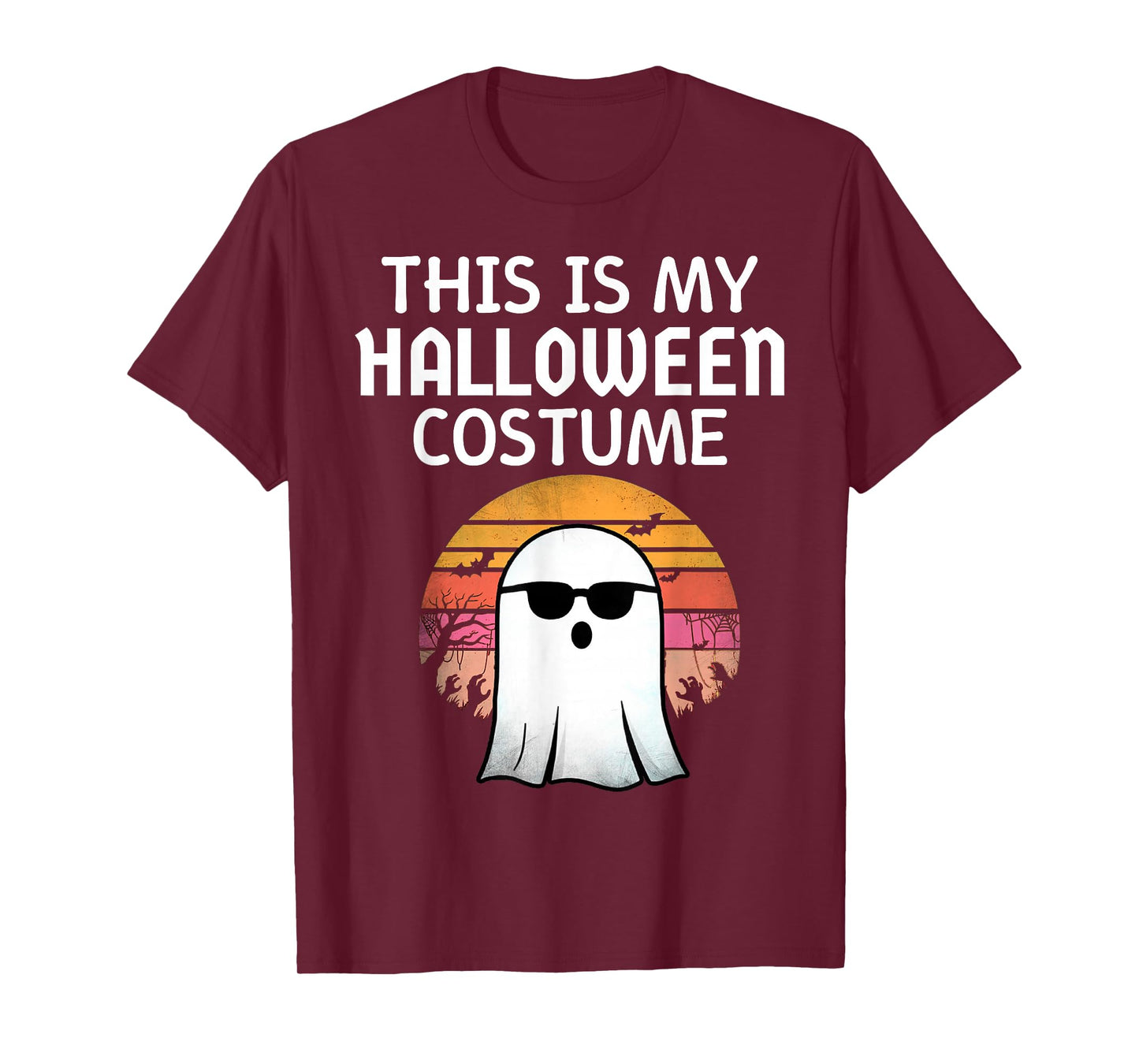 This is My Halloween Costume Men Women Kids Retro Ghost T-Shirt