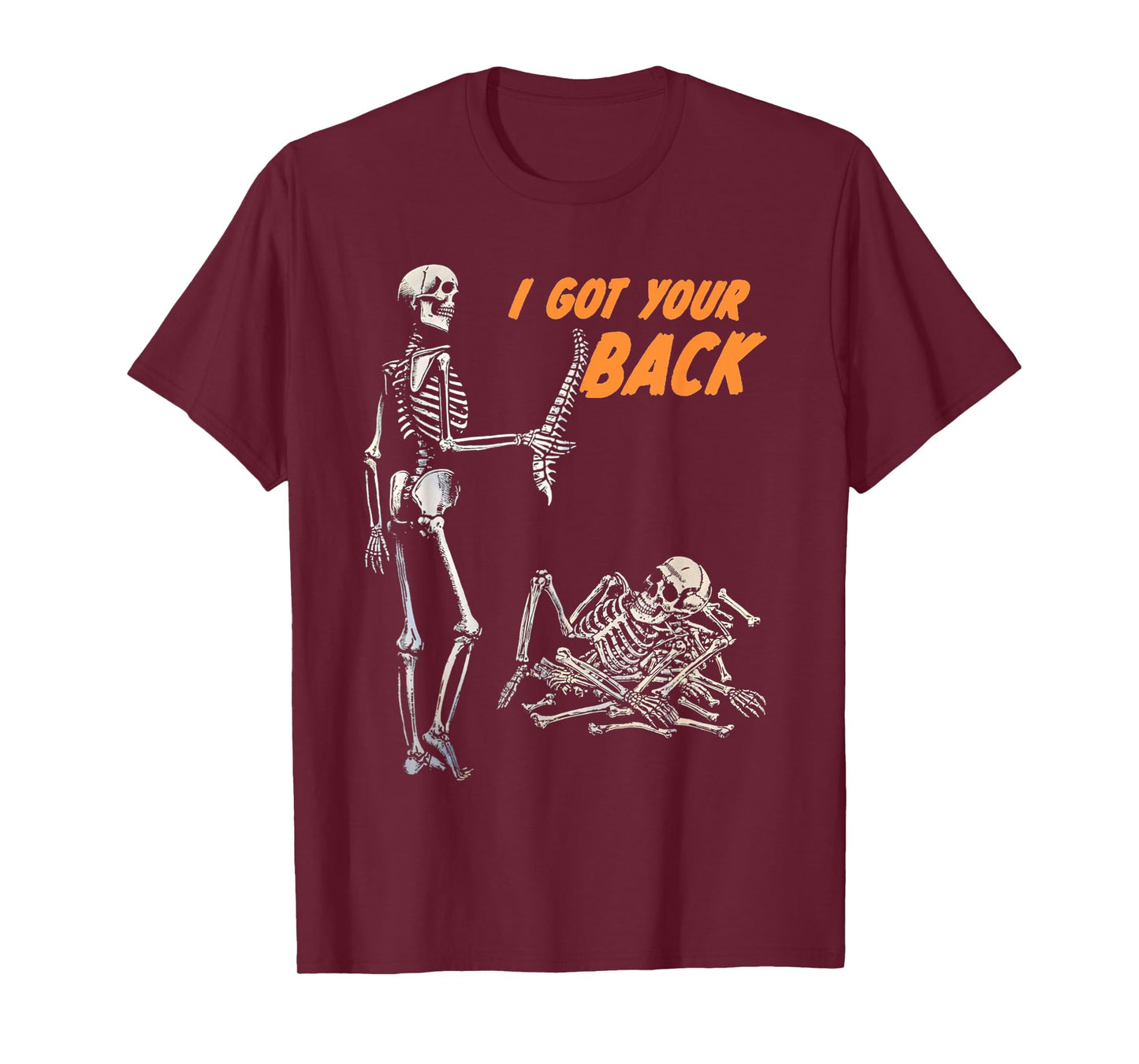Halloween Skeletons Ive Got Your Back Costume Men Women Kids T-Shirt