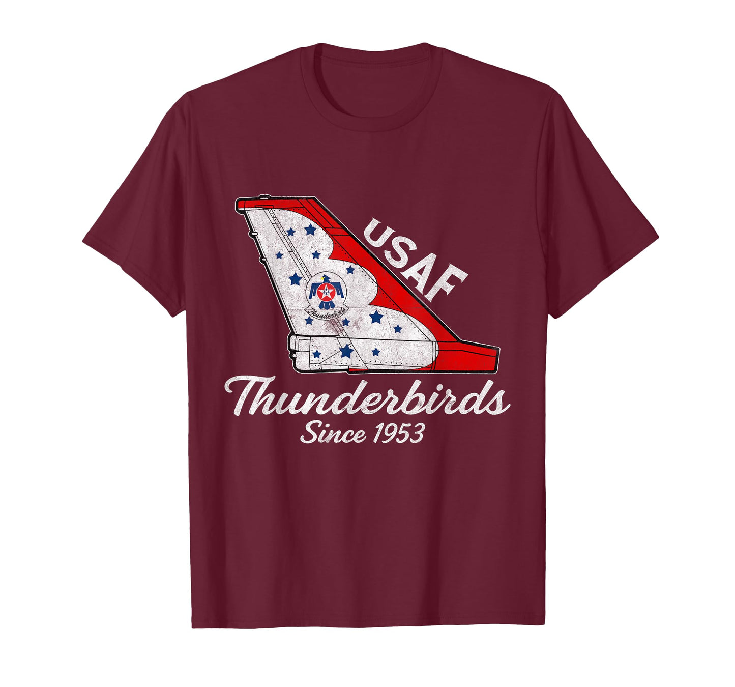 USAF Thunderbirds F16 57th Wing Vintage Airshow Gift Tee T-Shirt