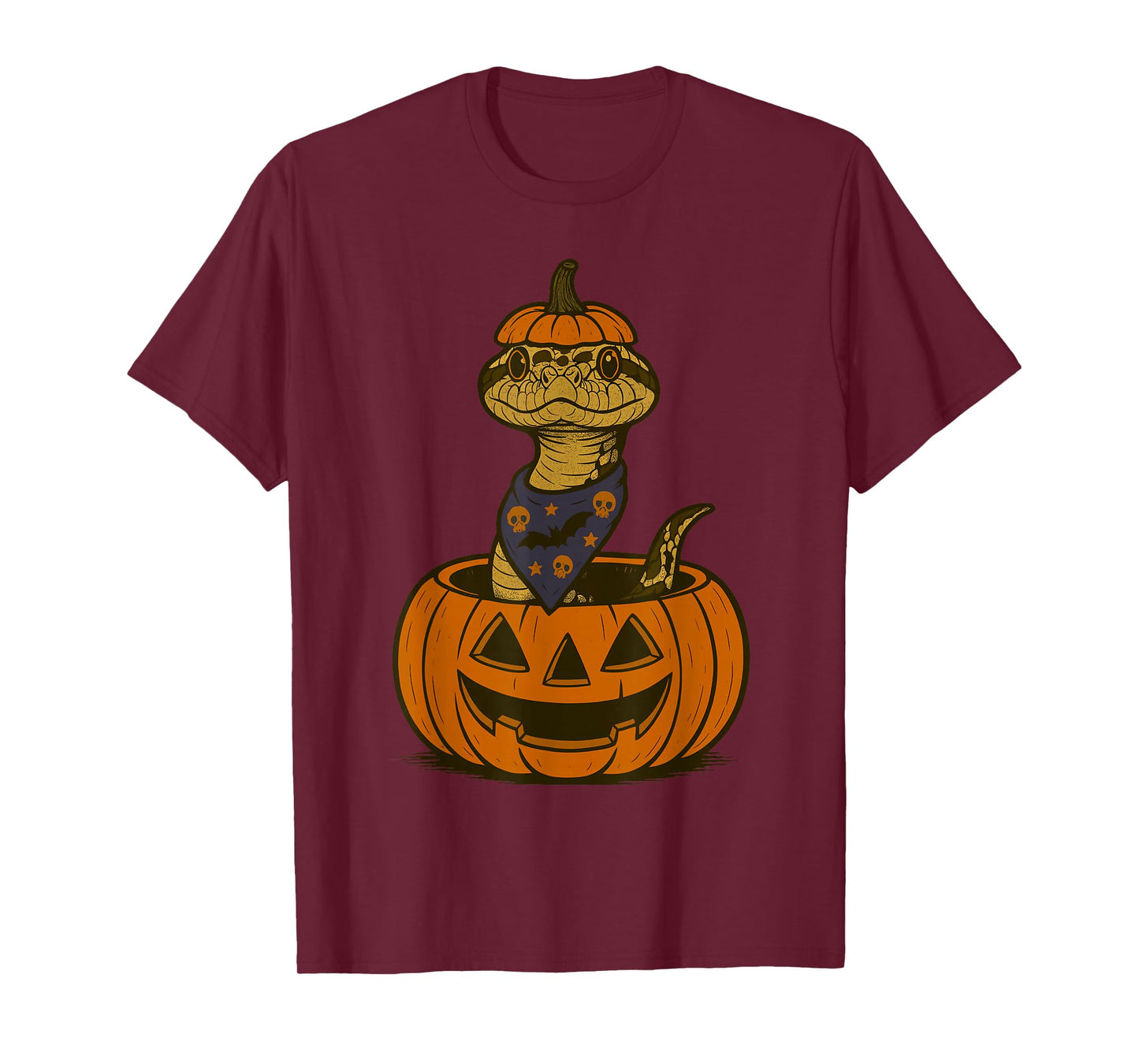 Spooky Hognose Snake Pumpkin Halloween T-Shirt
