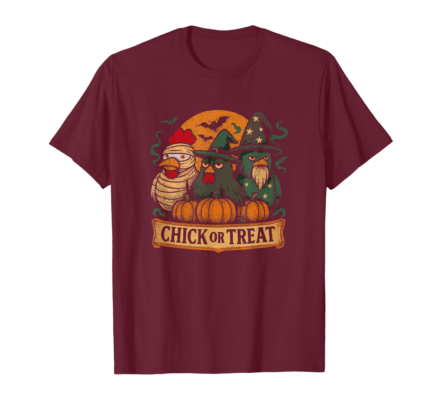 Funny Chicken Halloween Design T-Shirt