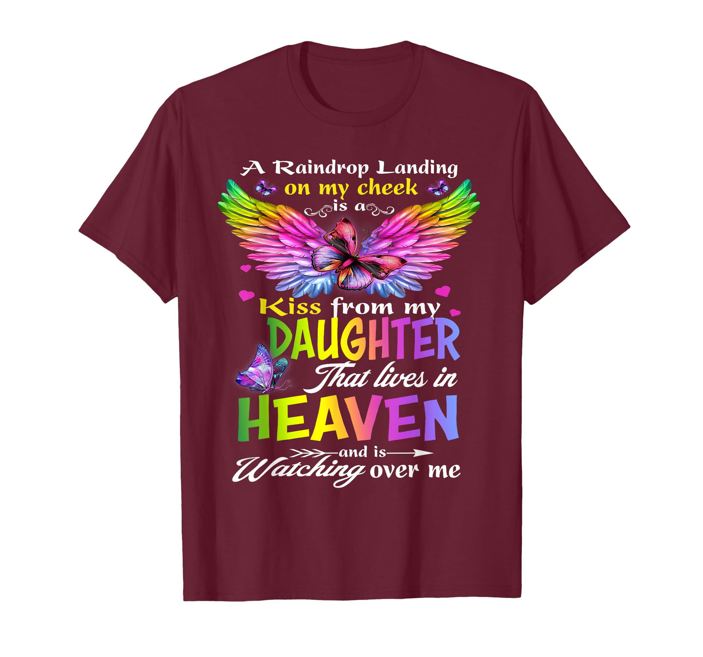 My Angel My Daughter, Repass Rememberance My Daughter Heaven T-Shirt