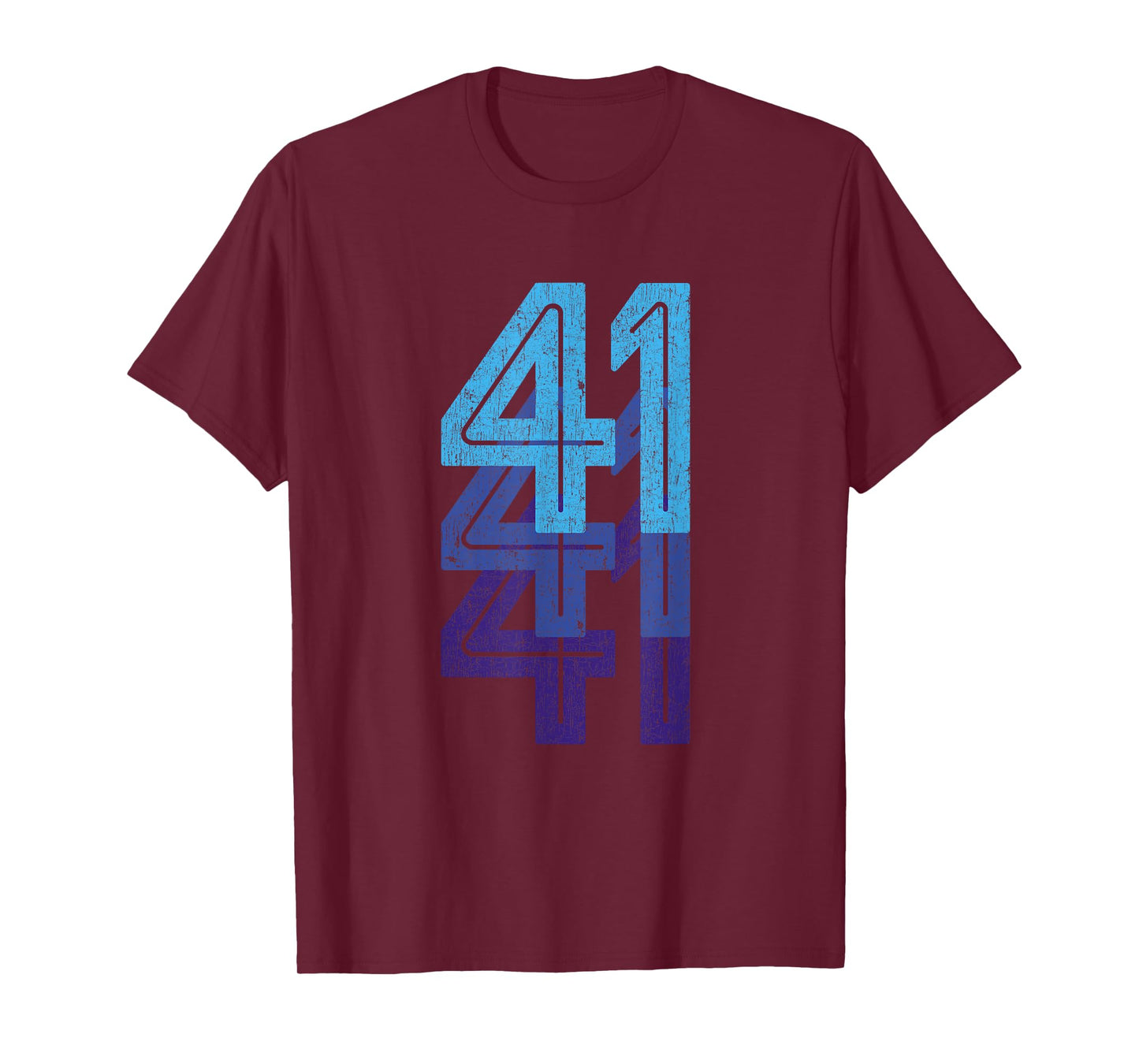41 T Shirt 41st Birthday Gift Sports Team Year Age T-shirt T-Shirt