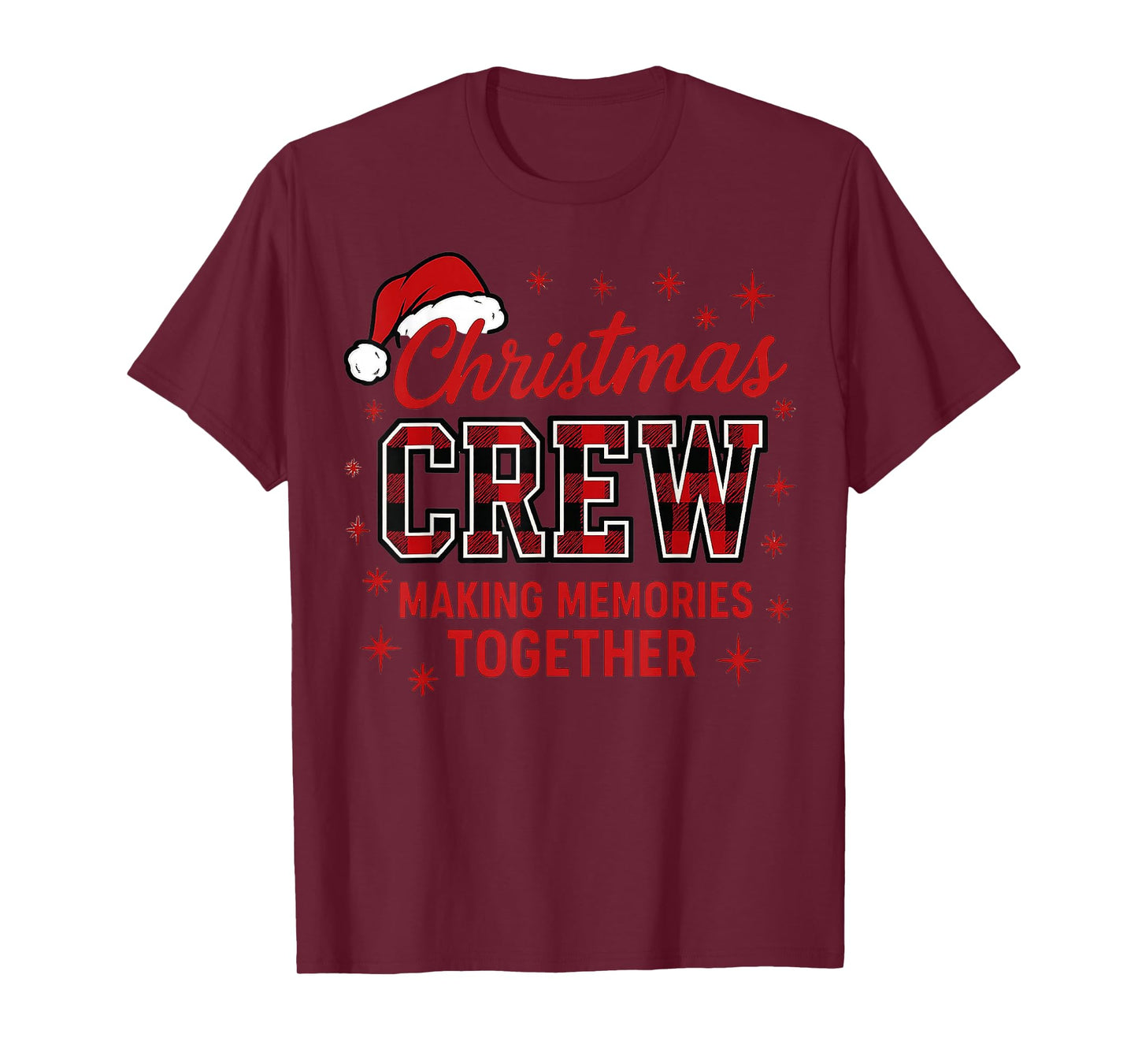 Christmas Crew Xmas Lights Family Matching Pajamas T-Shirt