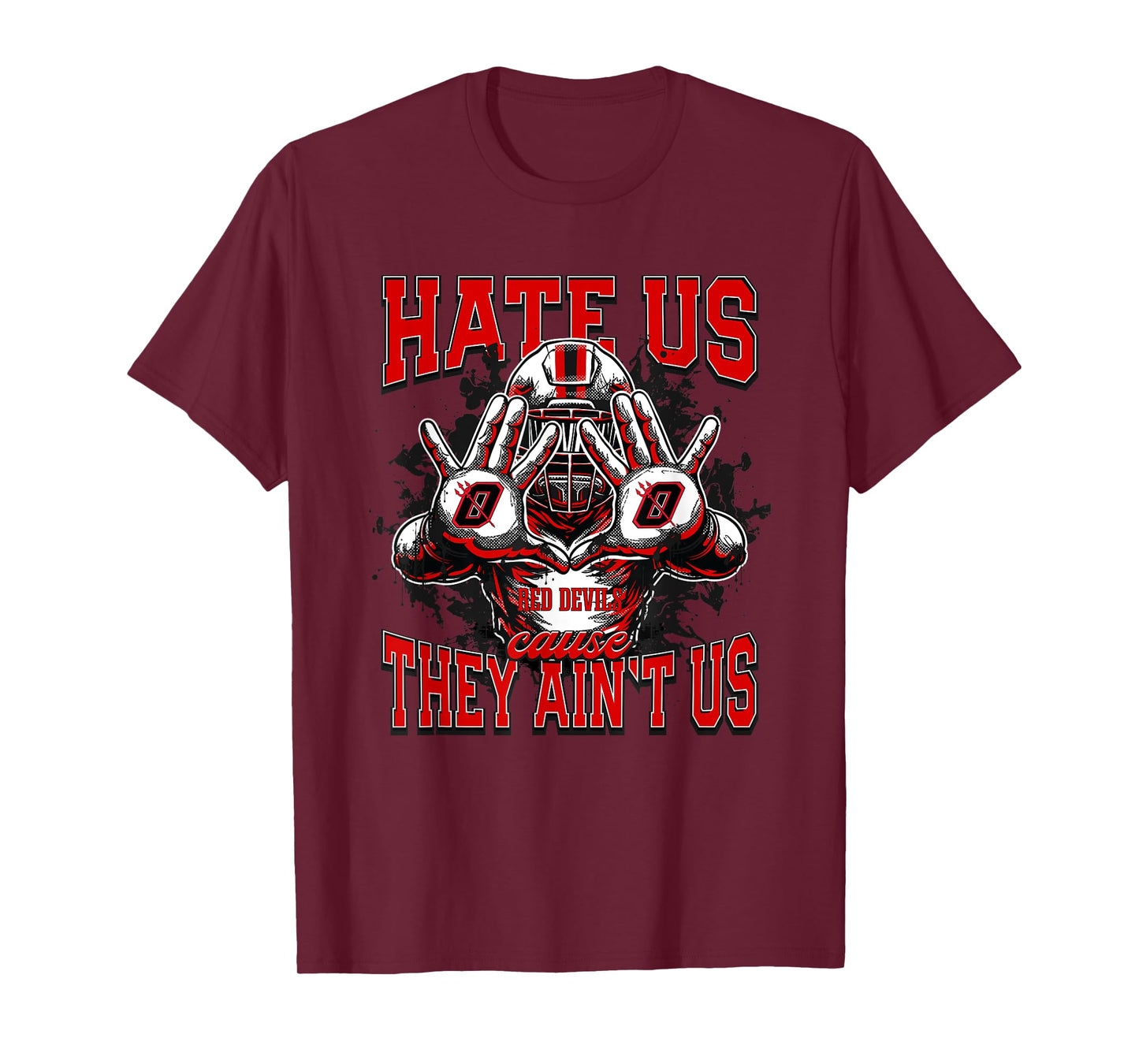 Owensboro Red Devils Logo Hate Us Cause They Ain't HS T-Shirt