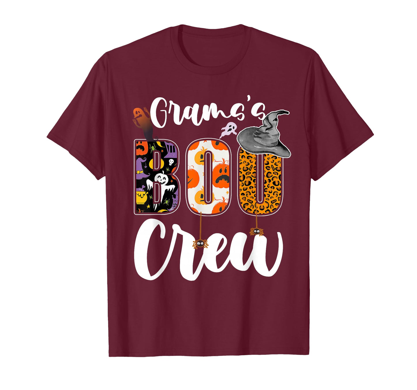 Grams's Boo Crew Halloween Grandma Grandkids Matching T-Shirt