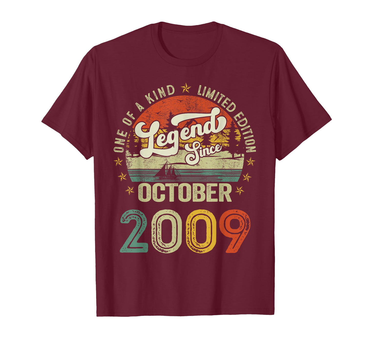 Legends since October 2009 16 Years Old 16th Birthday Boys T-Shirt