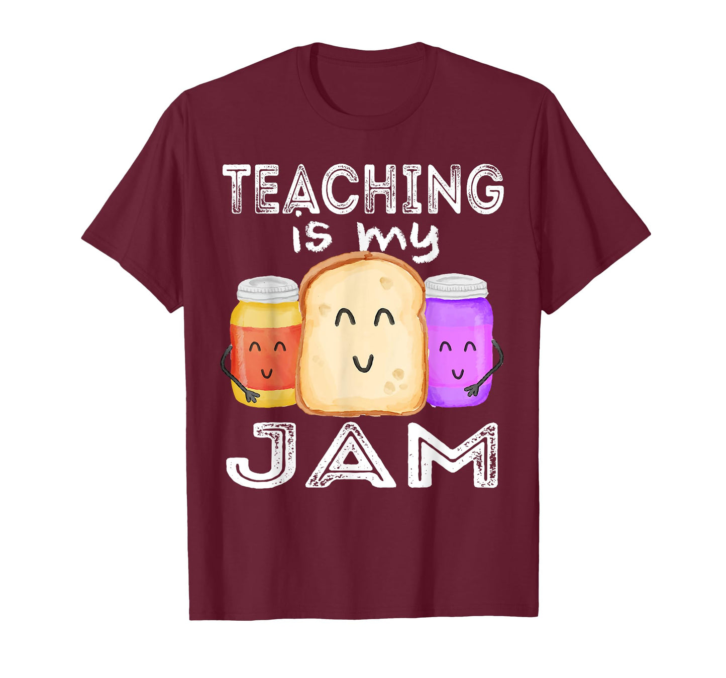TEACHING IS MY JAM, I Love Teaching Shirt for Teachers Gift T-Shirt for Men Women Girls Kids