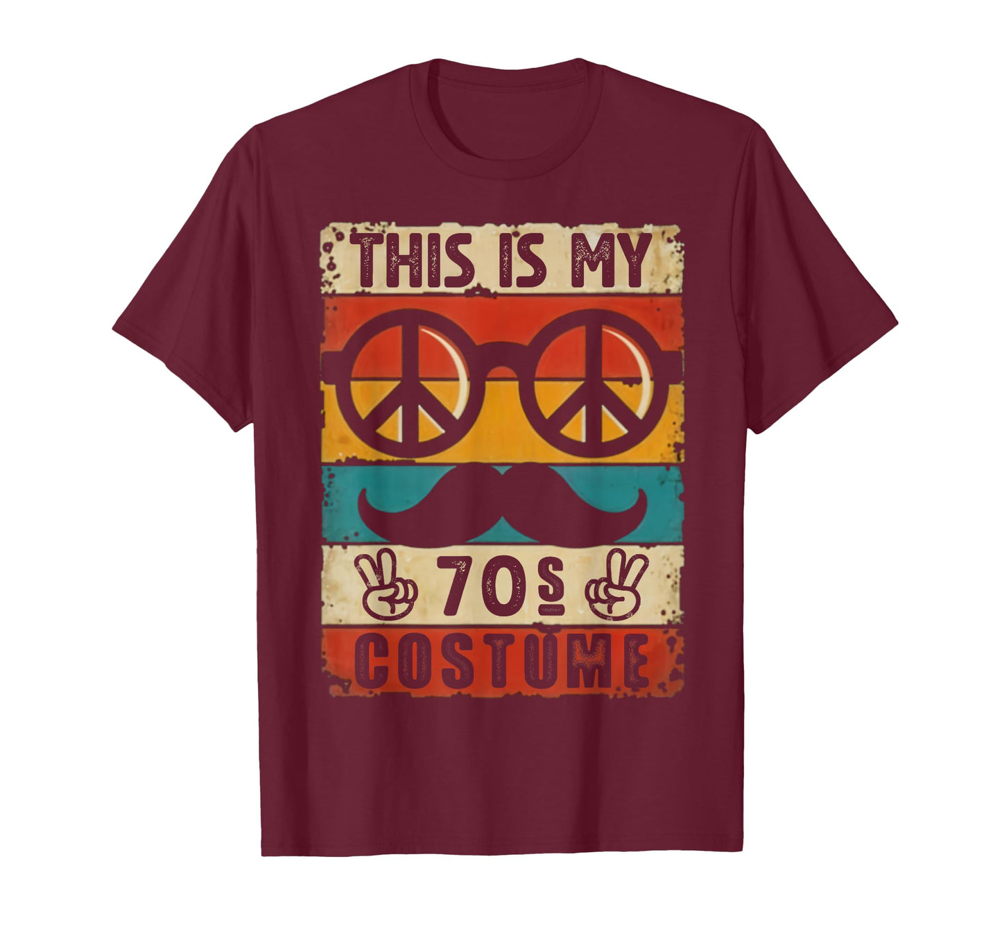 This Is My 70s Costume 70 Styles Men 70's Disco 1970s Outfit T-Shirt