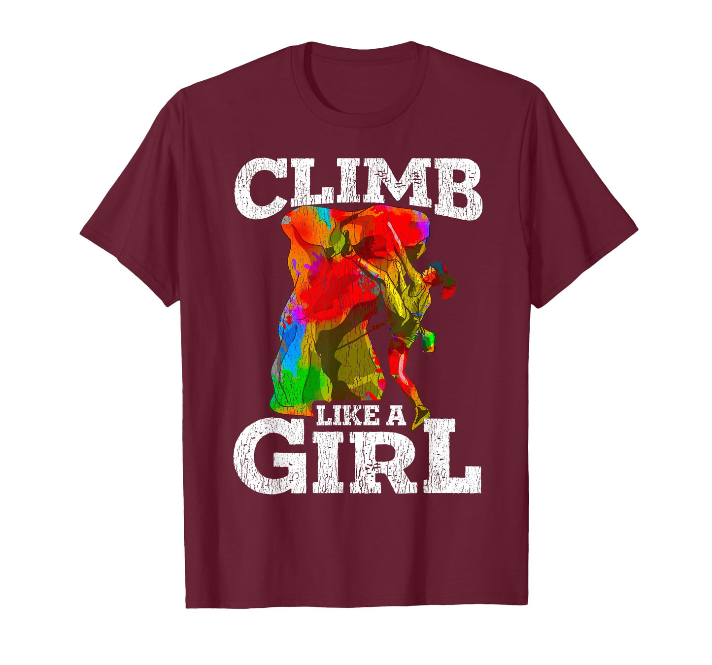 Rock Climbing Bouldering T-Shirt Hiking Wall Climber Gift T-Shirt