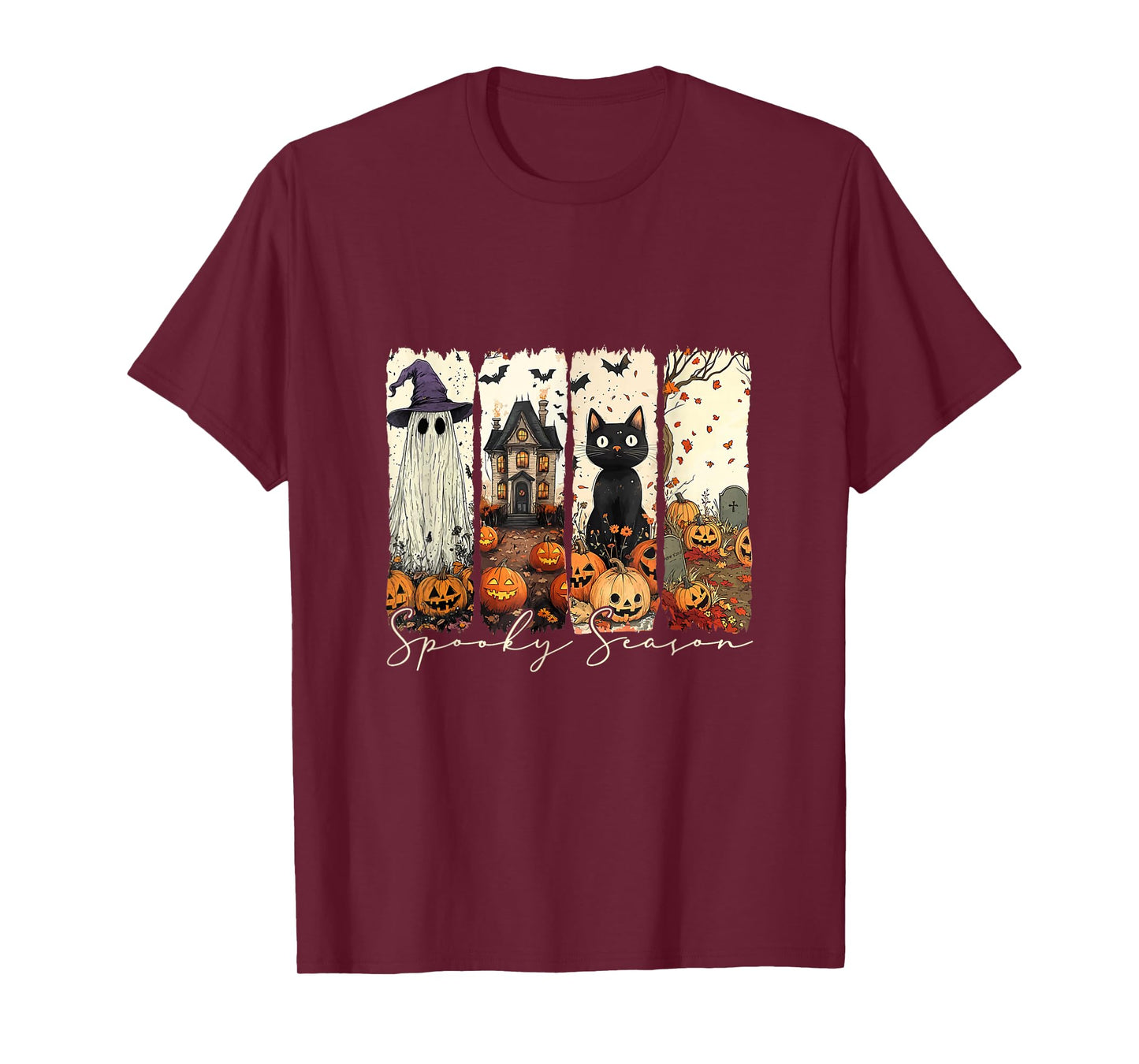 Vintage Halloween Horror Spooky Season T-Shirt