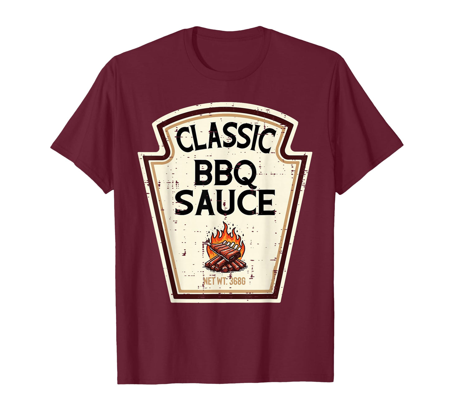 Halloween Classic BBQ Sauce Funny Food Costume Men Women Kid T-Shirt