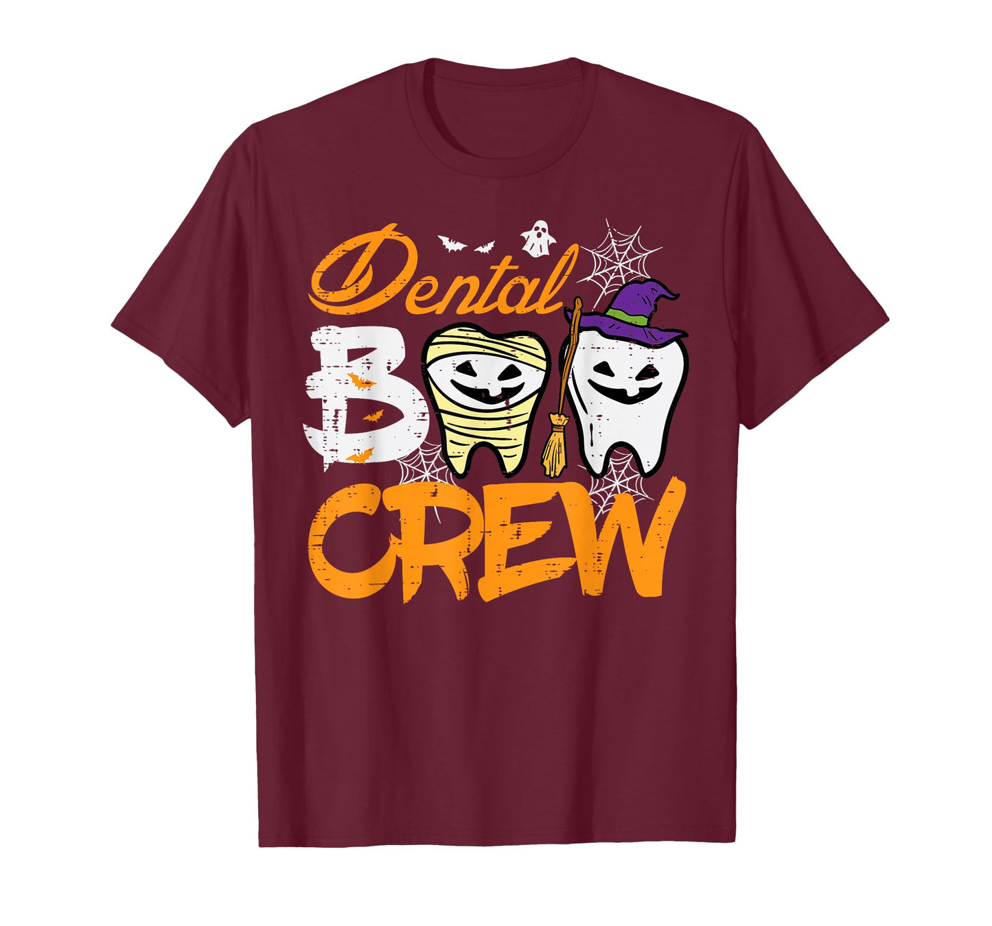 Halloween Dental Boo Crew Dentist Costume Teeth Women Men T-Shirt