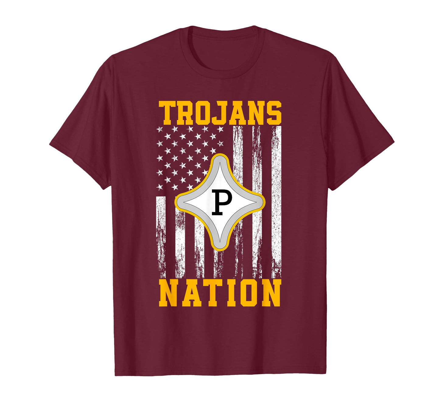 Peach County Trojans Logo Nation HS T-Shirt