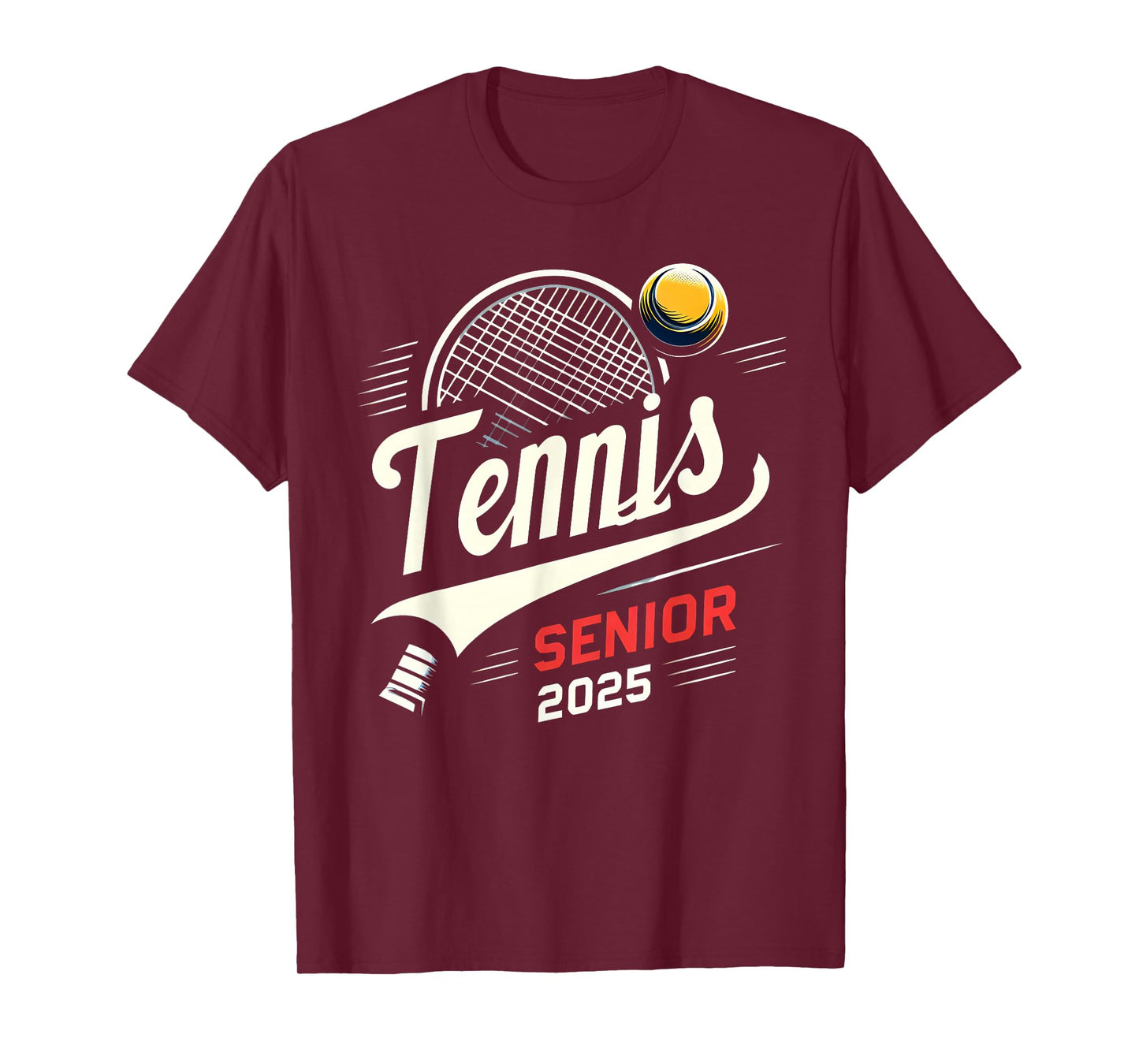Tennis Senior 2025 Graduation Class of 2025 Graduate Pride T-Shirt