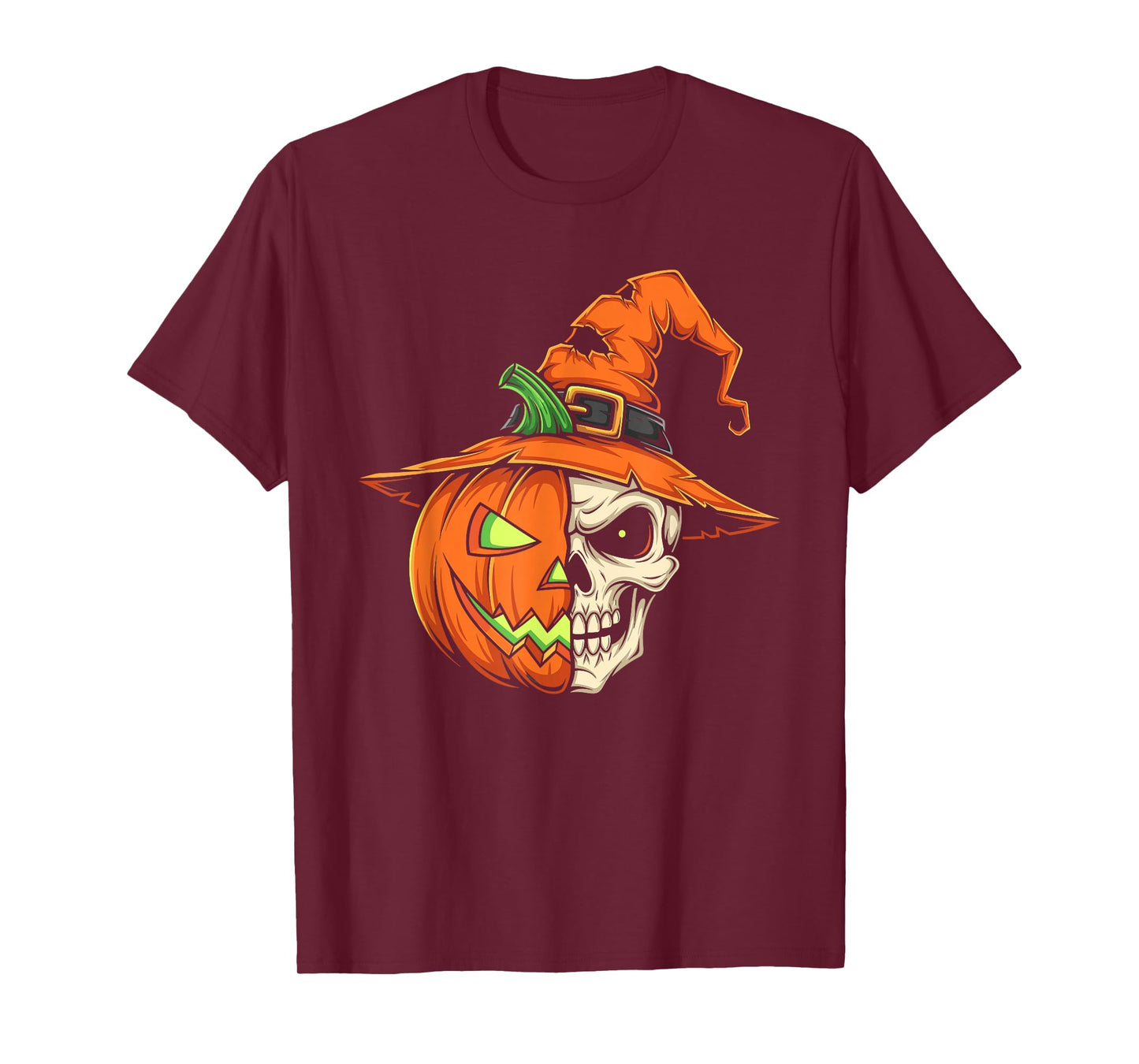 Skeleton Pumpkin Jack O Lantern Halloween Kids Mens Womens T-Shirt