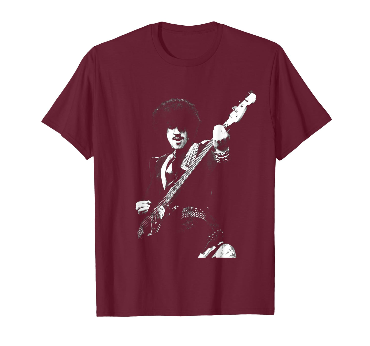 Thin Lizzy Bassist Phil Linot Live By Simon Fowler T-Shirt
