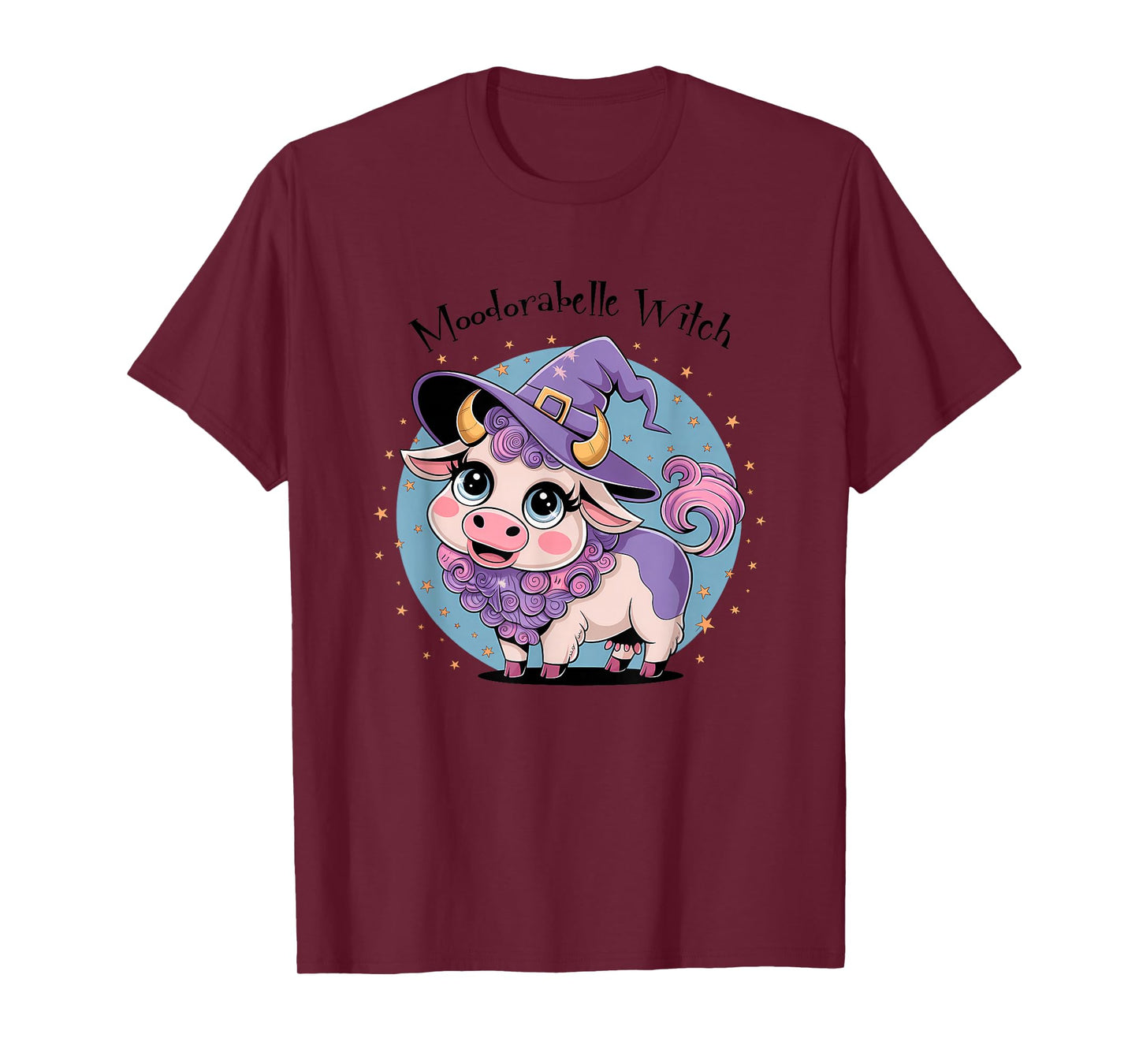 Hocus Pocus Cute Witch Cow T-Shirt