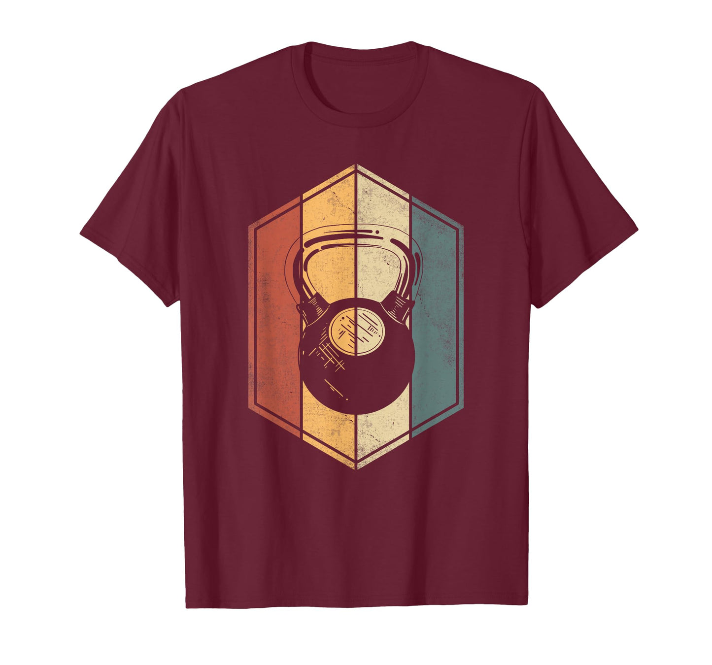 Workout Gifts Vintage Kettlebell Fitness Gym Weight Lifting T-Shirt