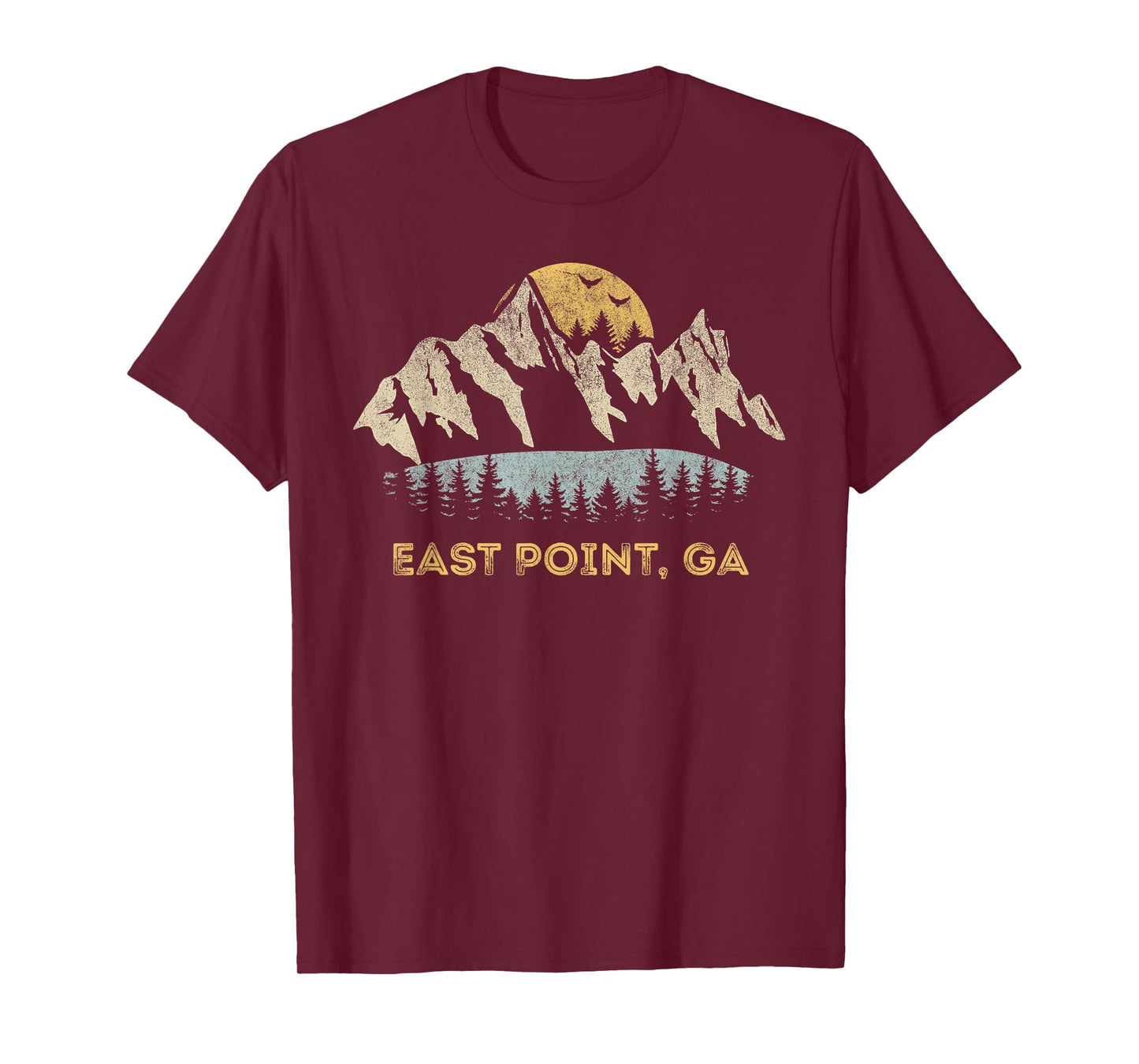 East Point Georgia Mountain Sunset Sunrise GA T-Shirt