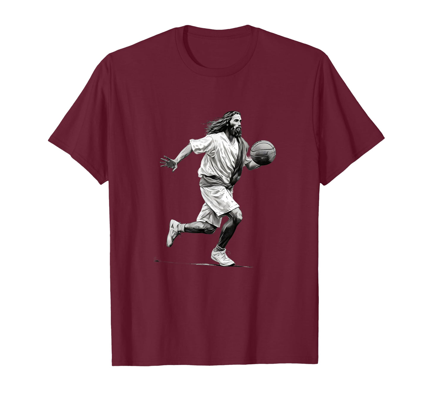 Jesus Christ Playing Basketball - Jesus Legend Team Heaven T-Shirt