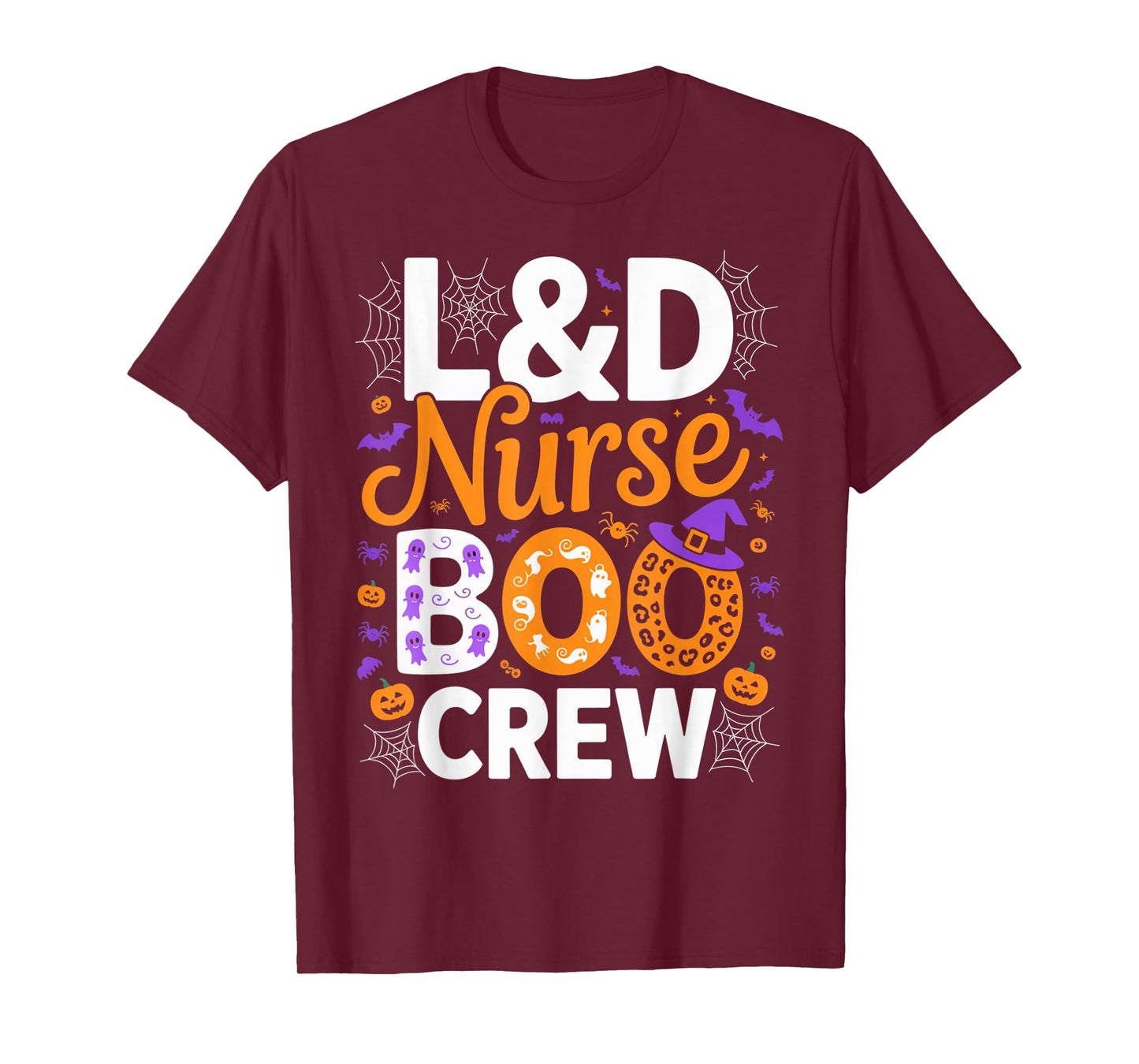 L&D Nurse Boo Crew Halloween Outfit Spooky Hospital Squad T-Shirt