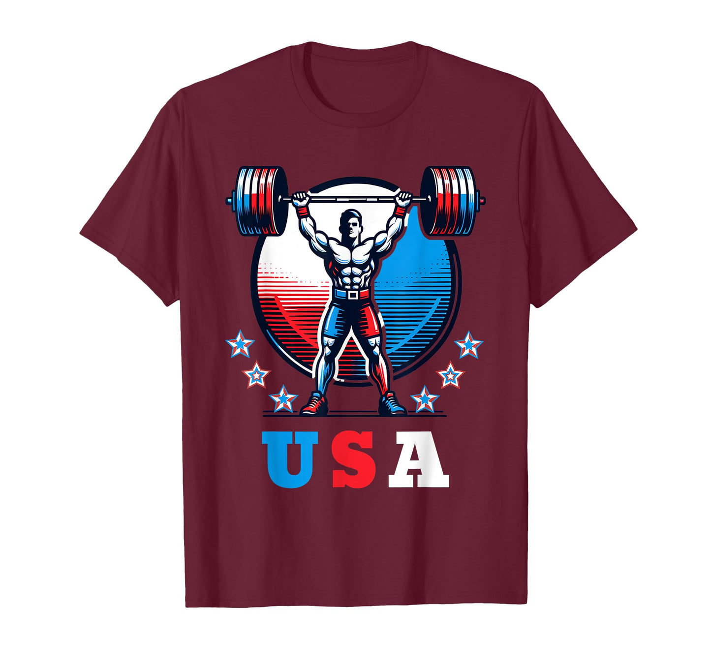 Weightlifting USA American Weight Lifting team T-Shirt