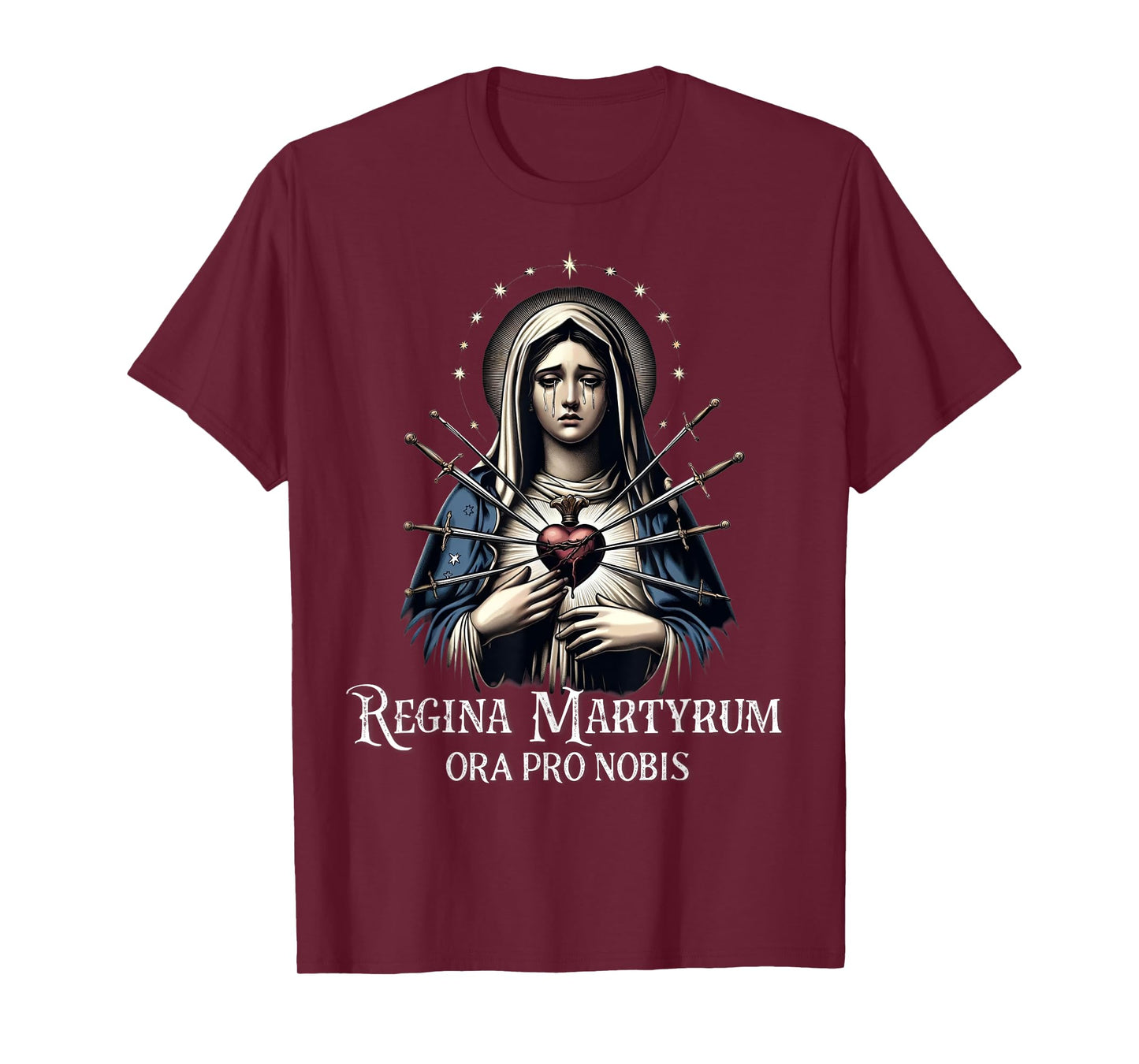 Mater Dolorosa Our Lady of Sorrows Virgin Mary Catholic T-Shirt