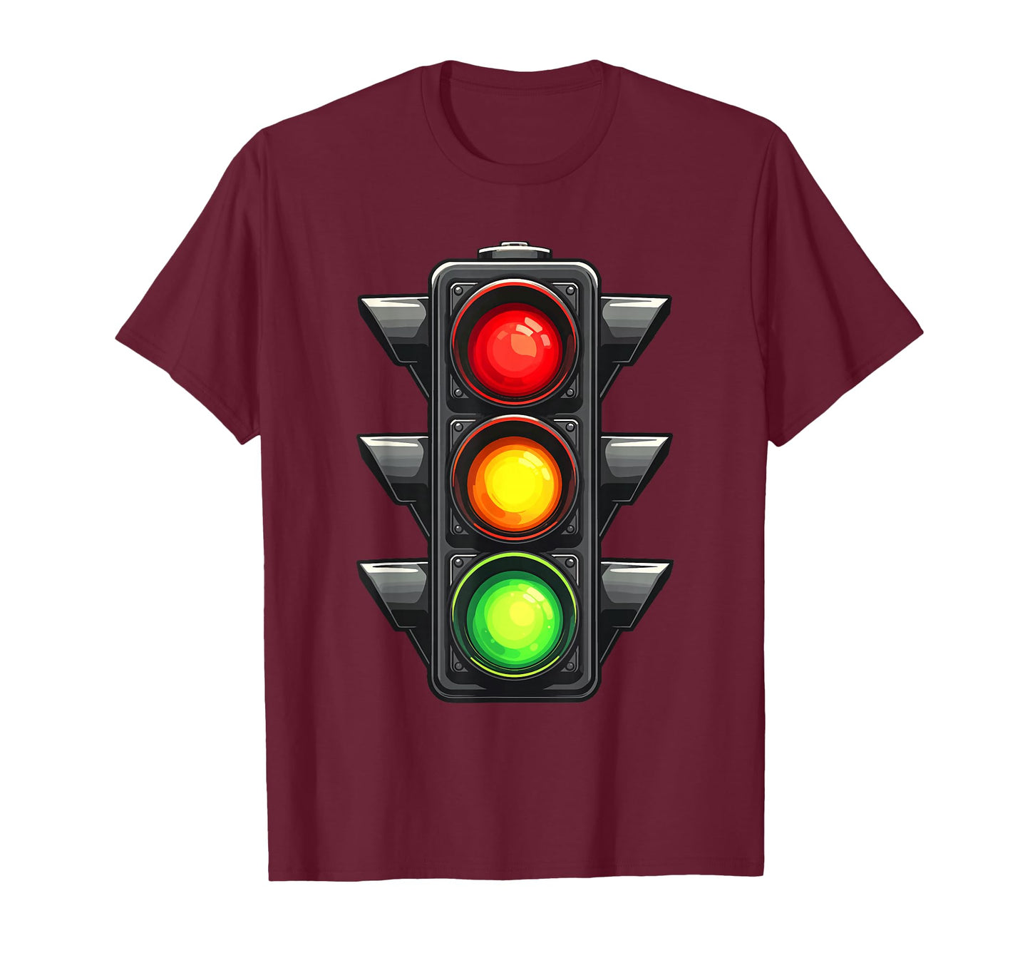 Traffic Light Shirt Adult Kids Traffic Light Costume T-Shirt