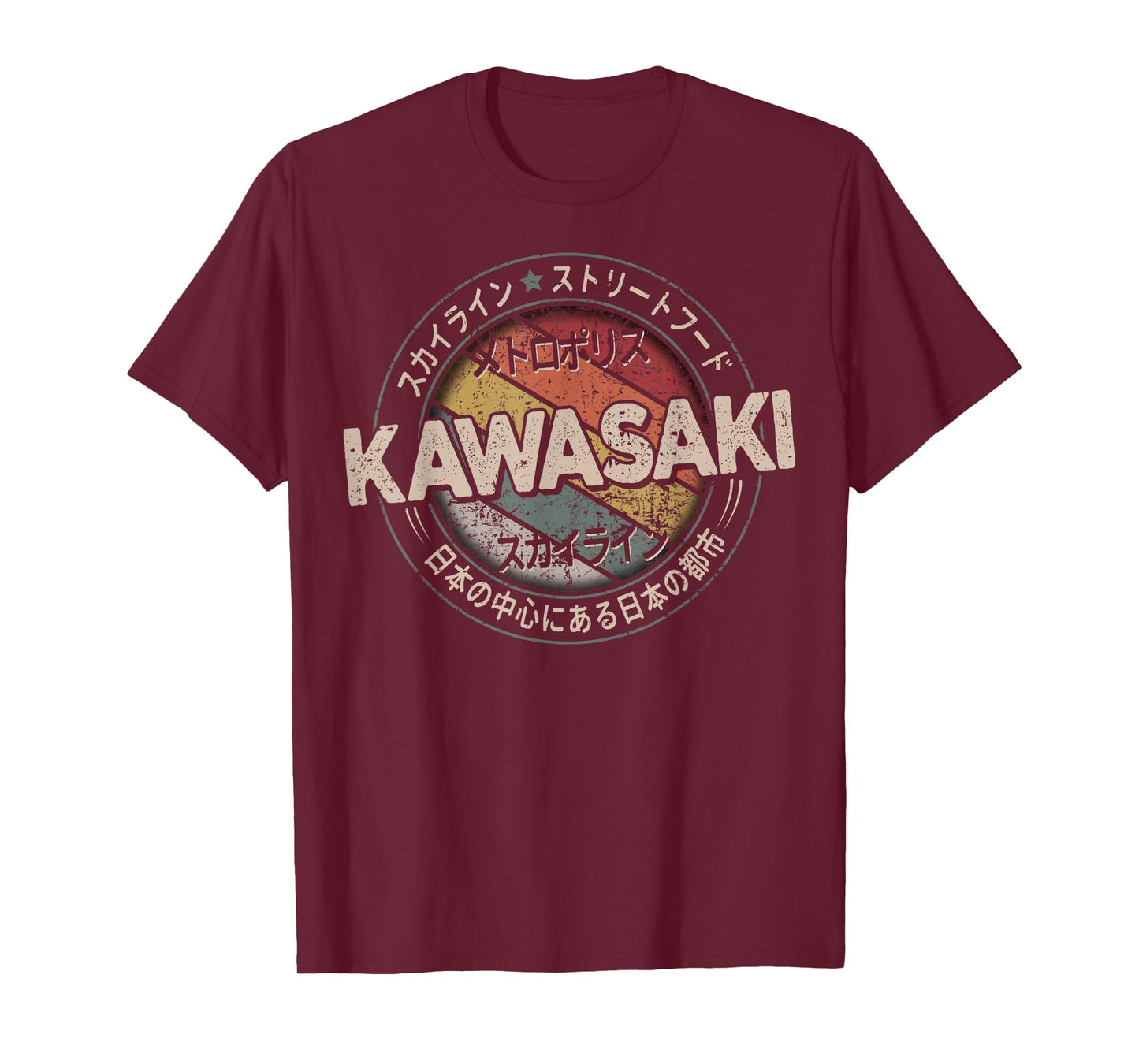 Kawasaki City 90s Retro Japan Aesthetics 80s Kawasaki T-Shirt