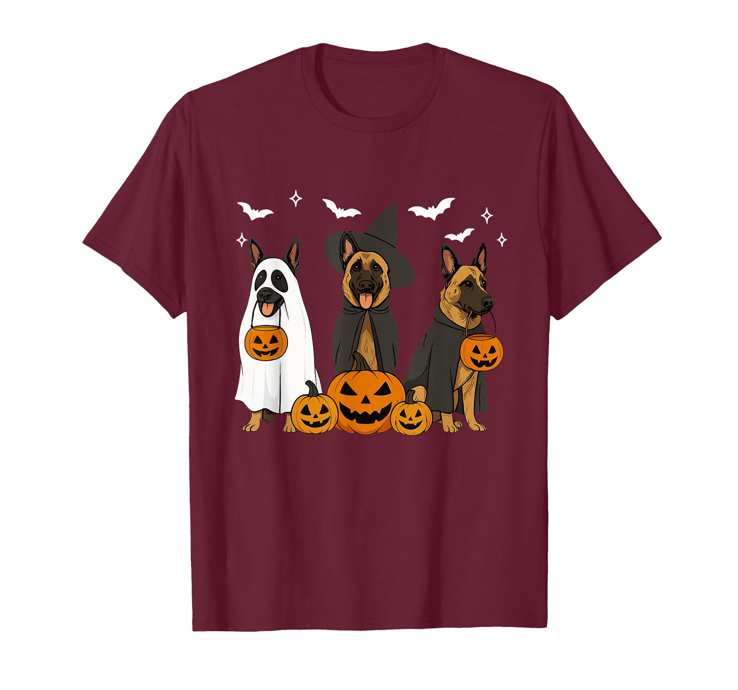Belgian Malinois Halloween Belgian Shepherd Witch Dog Mom T-Shirt