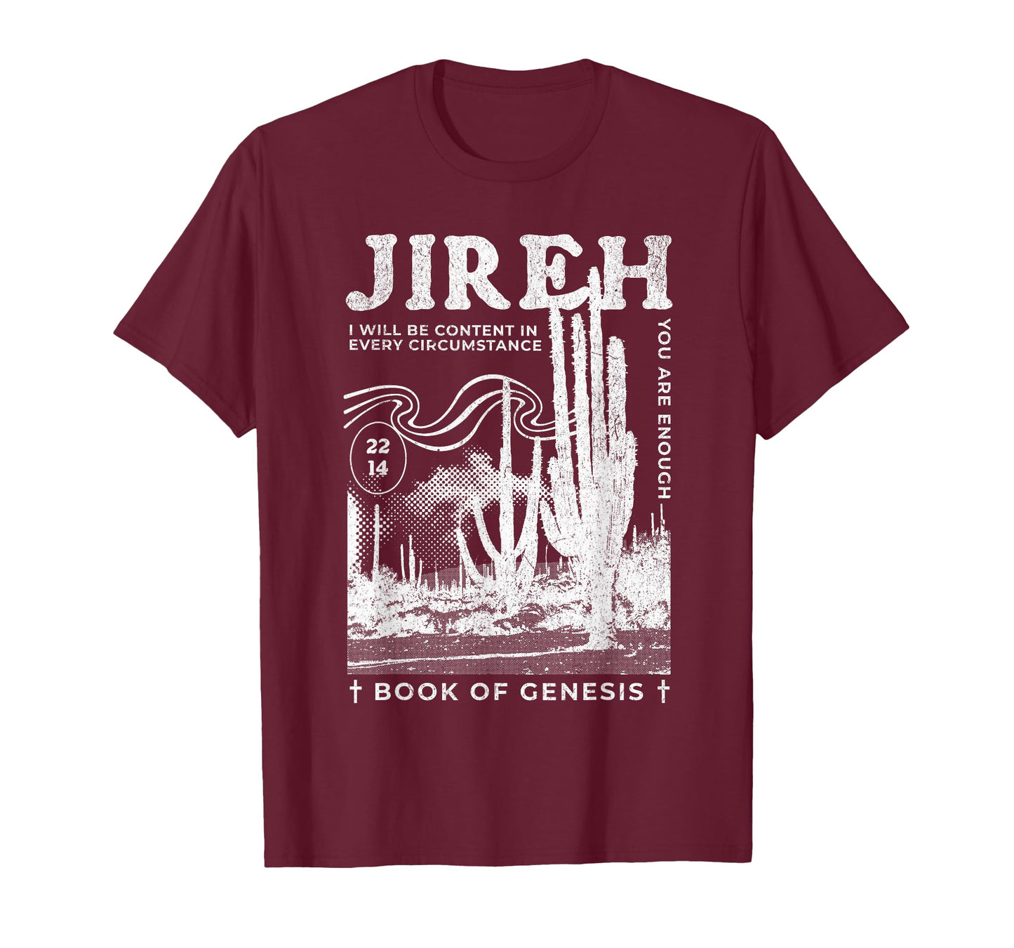Jireh You Are Enough Boho Trendy Bible Verse Christian T-Shirt