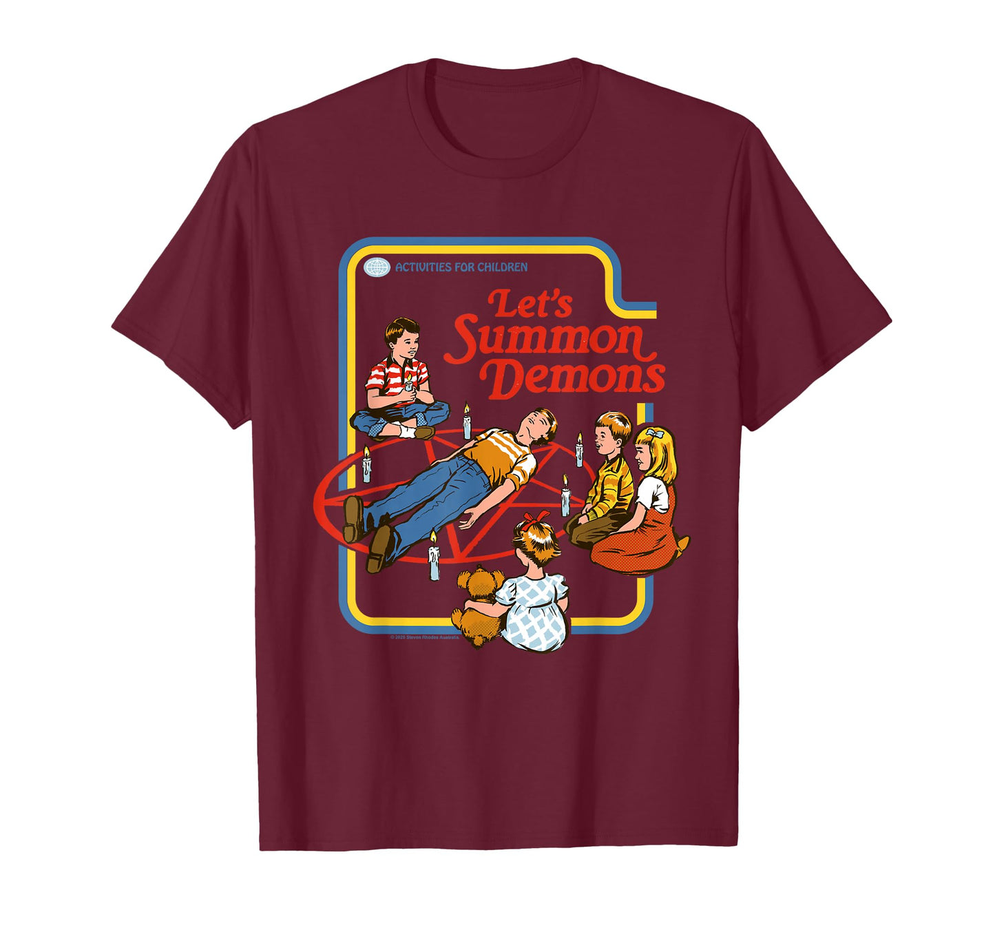 Lets Summon Demons Occult Retro Vintage Funny Adult Humor T-Shirt