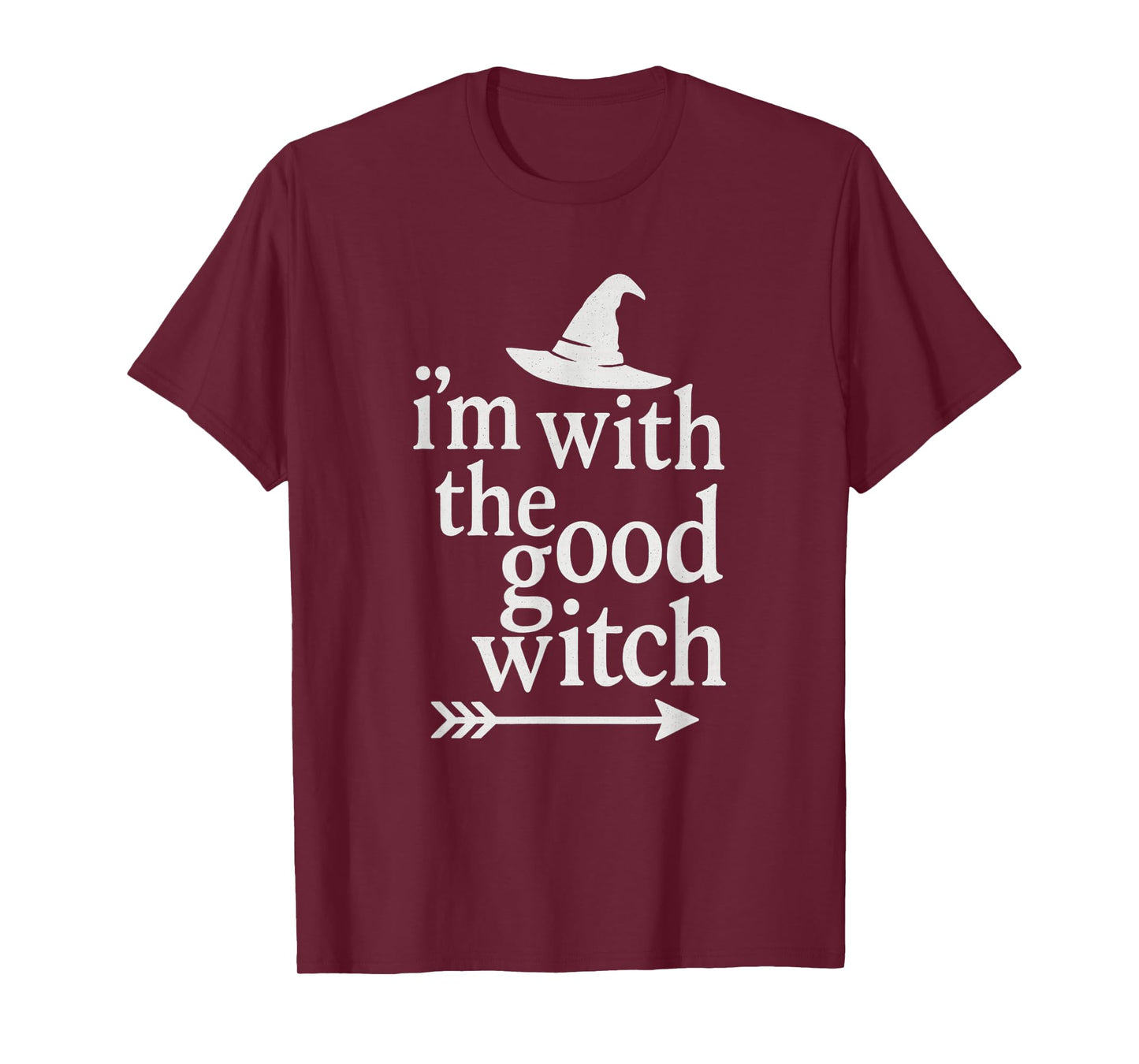 I’m with The Good Witch - Funny Halloween Costume Graphic T-Shirt
