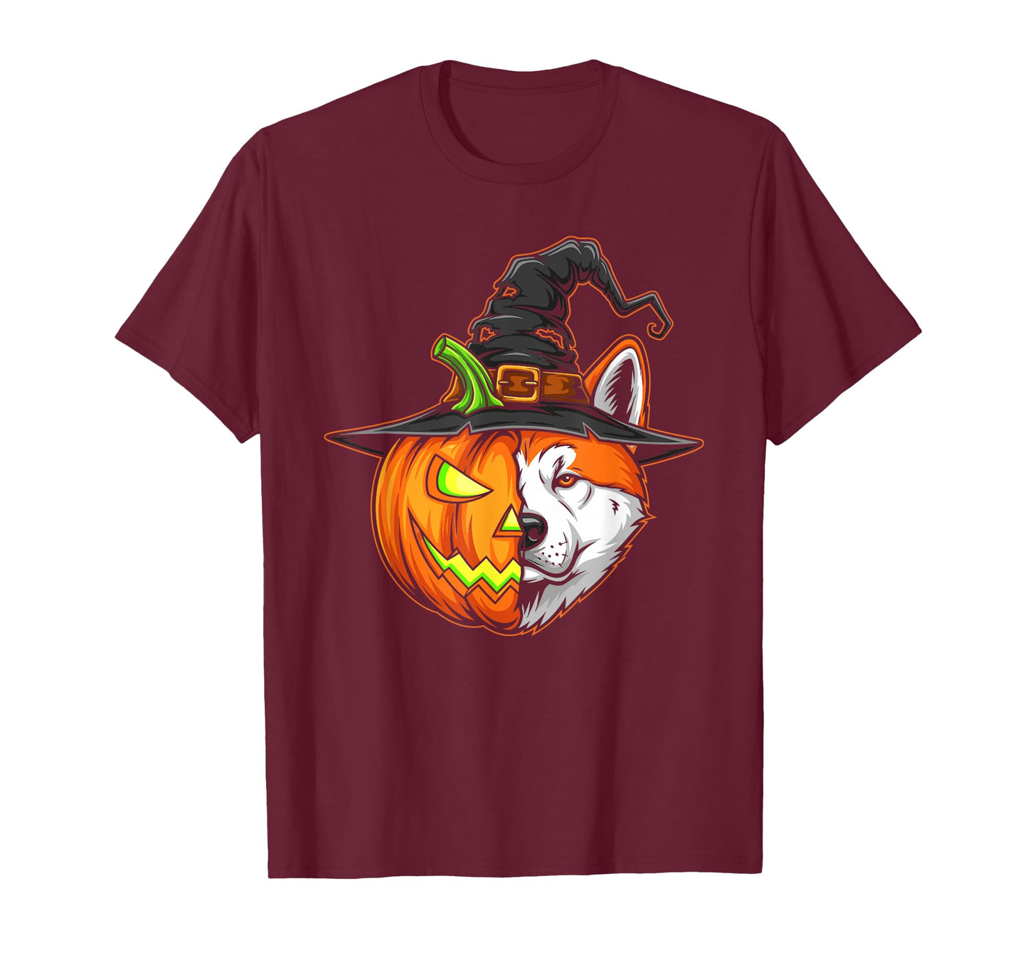 Akita Pumpkin Jack O Lantern Halloween Kids Mens Womens T-Shirt