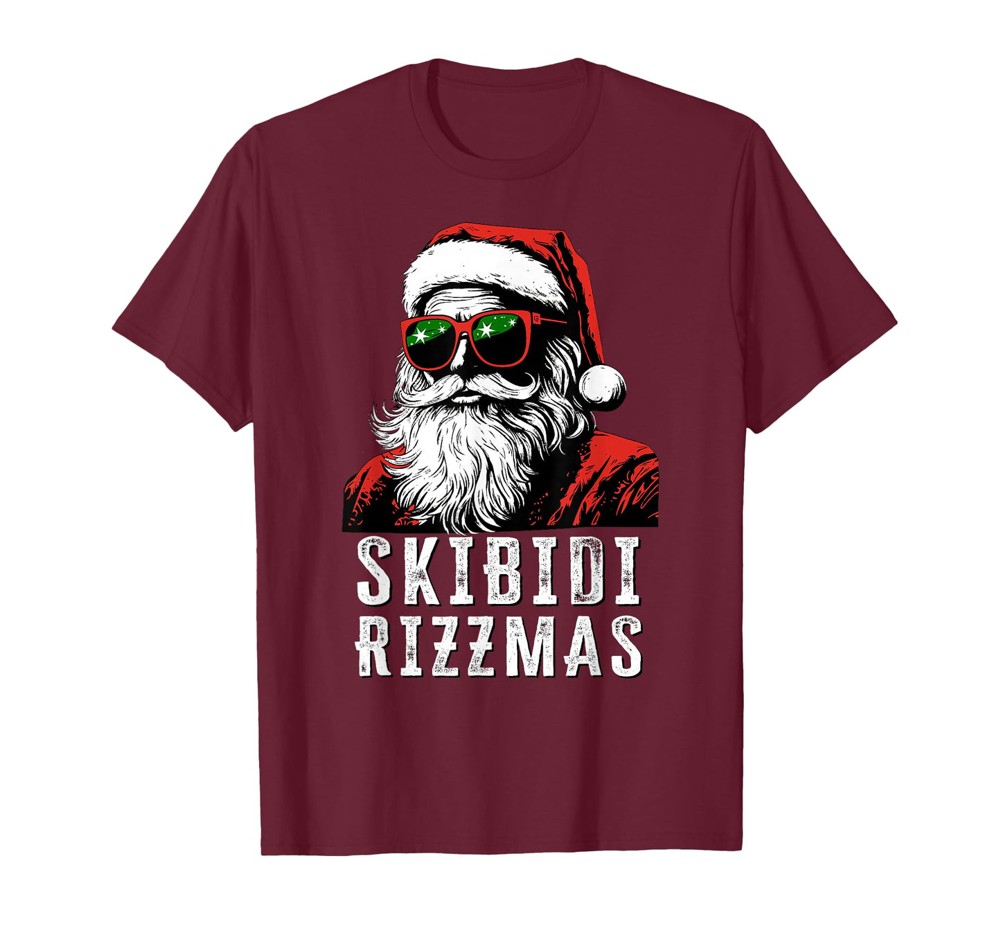 Skibidi Rizzmas Christmas Rizz Santa Claus Charisma Kid Cool T-Shirt
