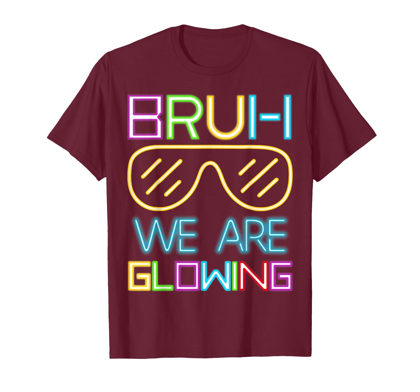 Bruh We Are Glowing In My Glowing Era Group Team Tie Dye T-Shirt