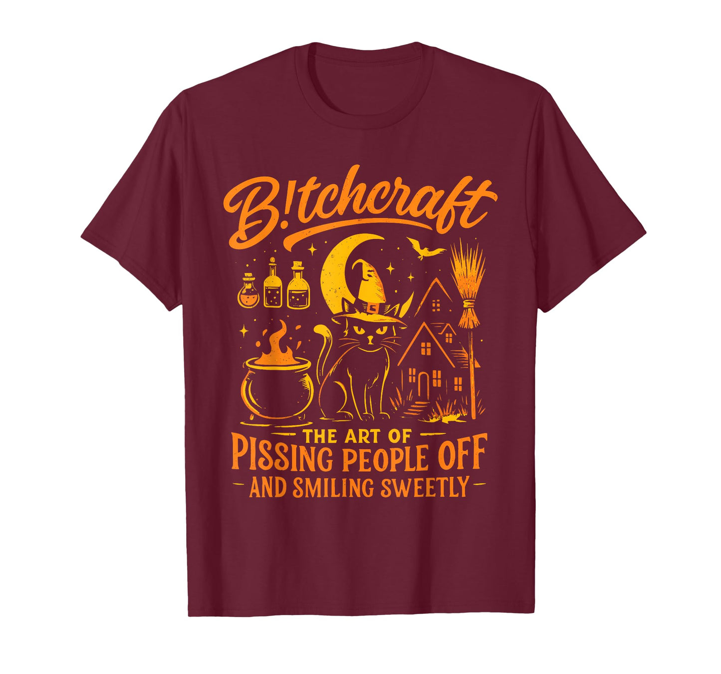 Halloween Vibes Spooky Season Btchcarft Pissing People Off T-Shirt