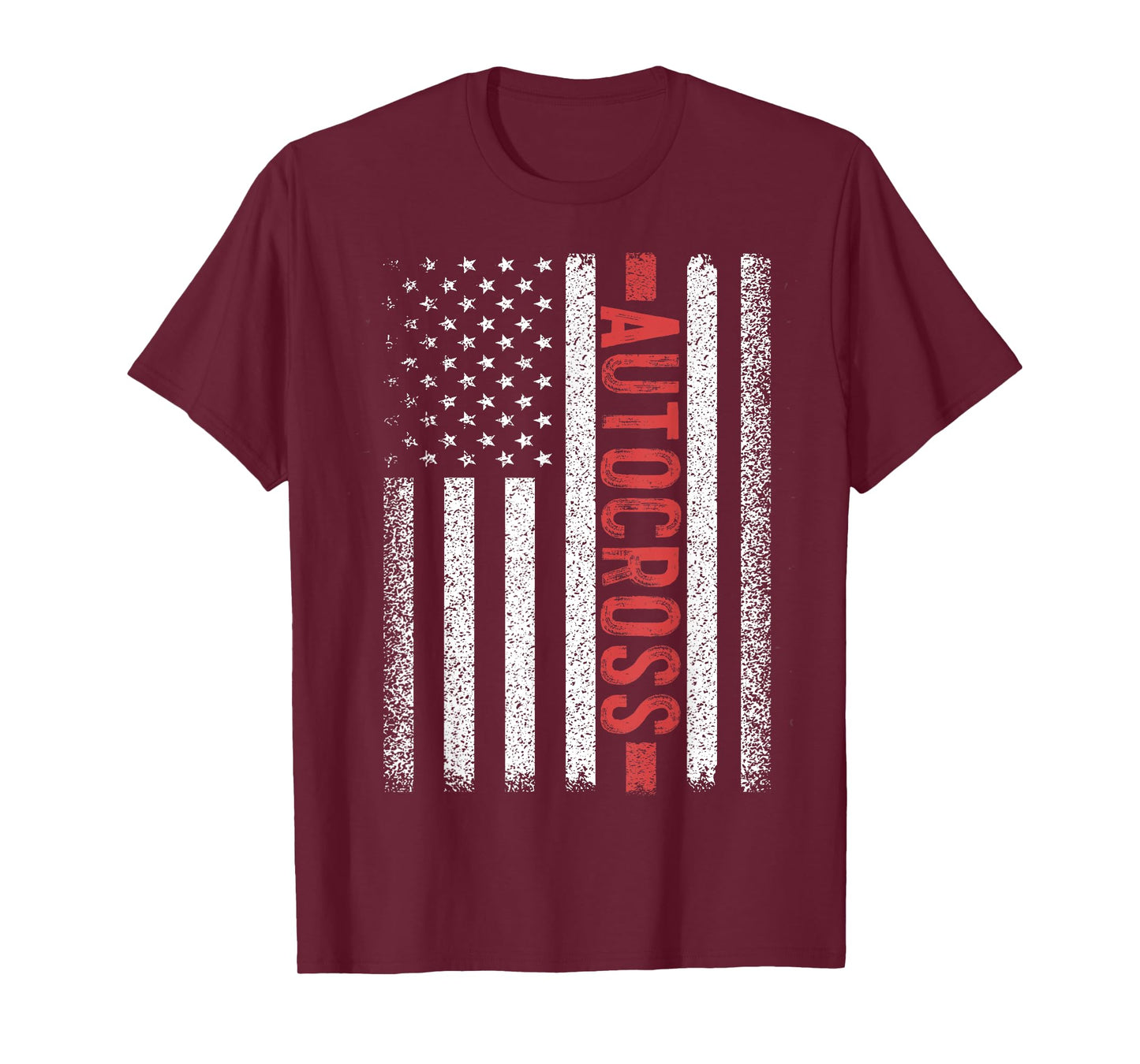 Autocross American Flag 4th of July Solo Auto-x T-Shirt