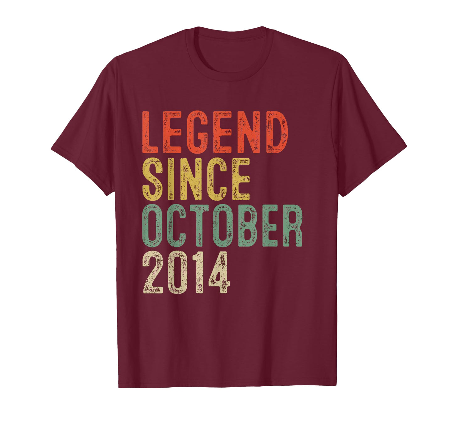 Legend Since October 2014 11th Birthday Gifts 11 Year Old T-Shirt