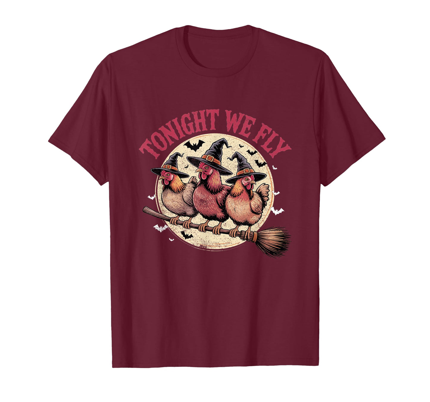 Tonight We Fly Halloween Chicken Fall T-Shirt