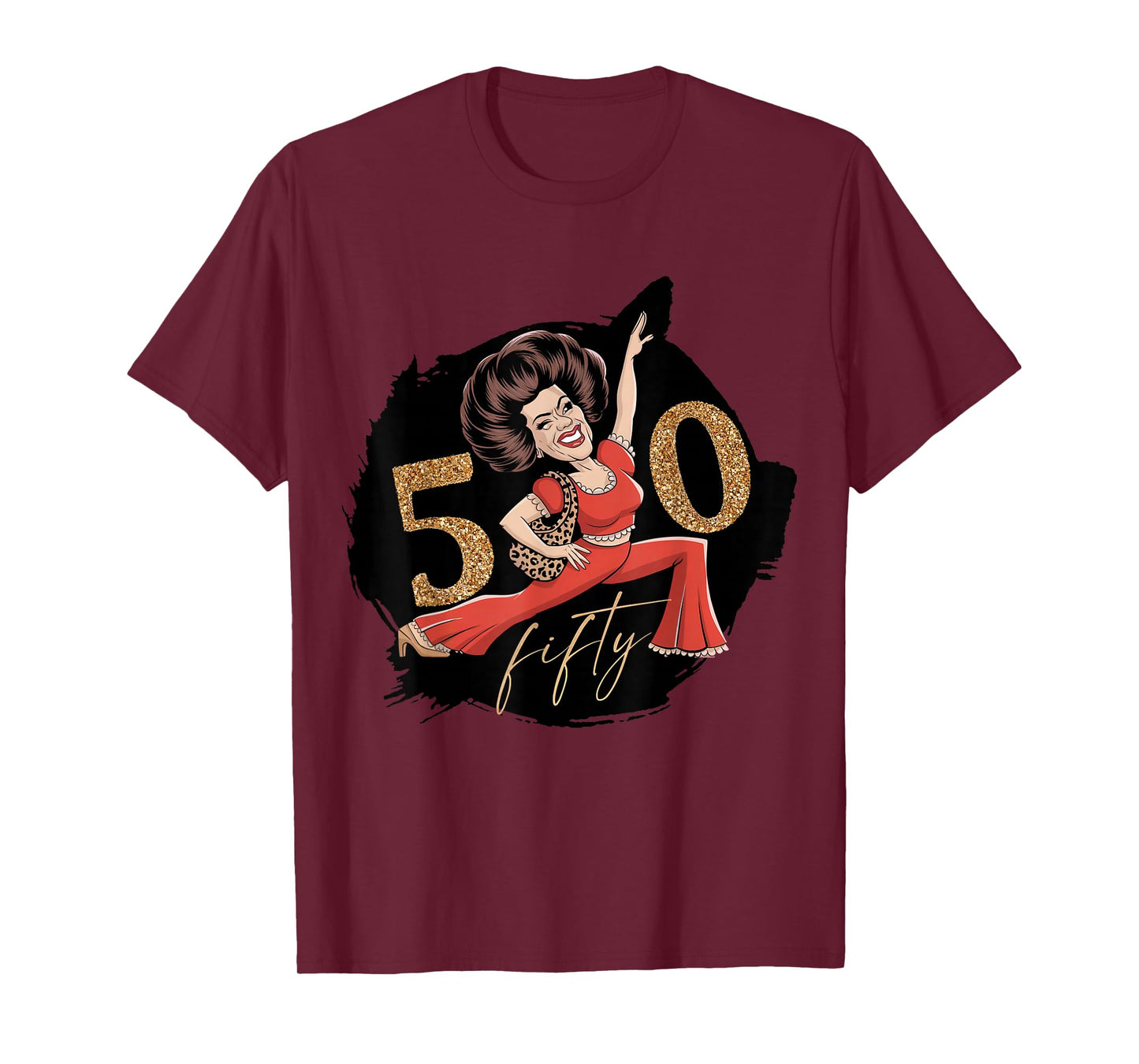 I’m 50 Sally Funny Kick Lady O’Malley Molly Birthday Night T-Shirt