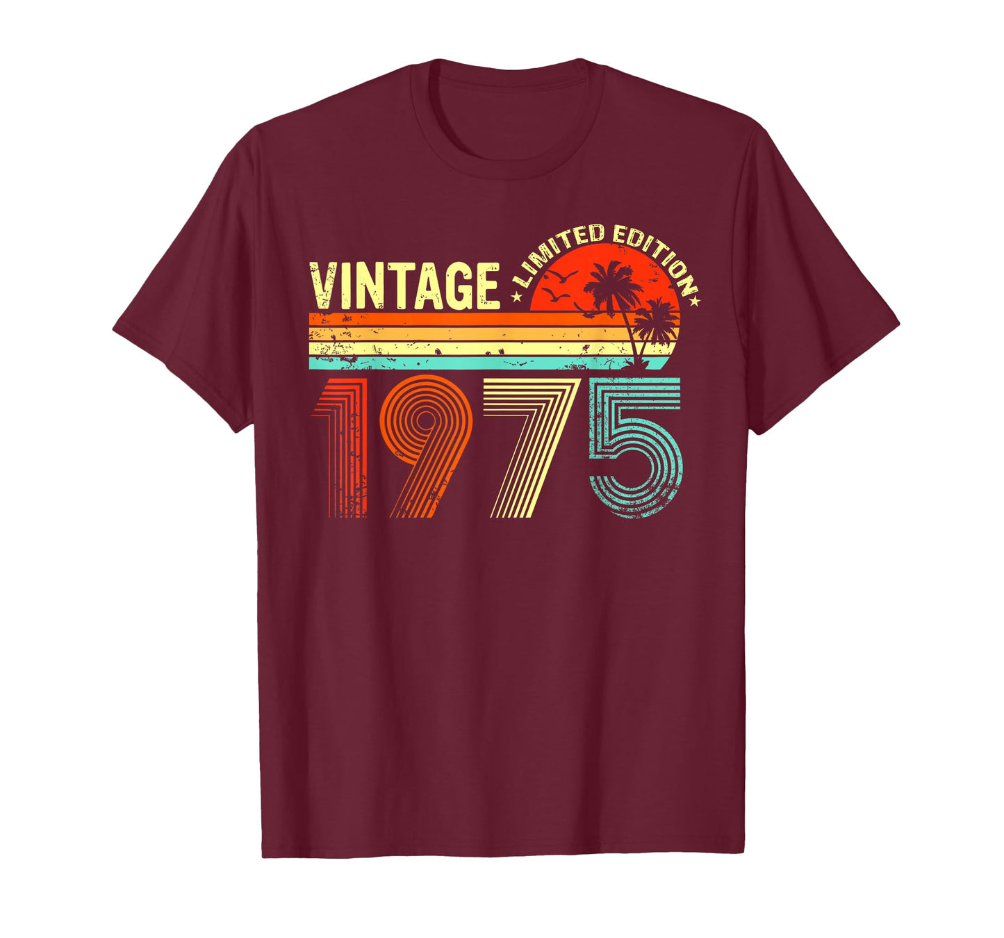 Vintage 1975 Limited Edition 50 Year Old Gifts 50th Birthday T-Shirt