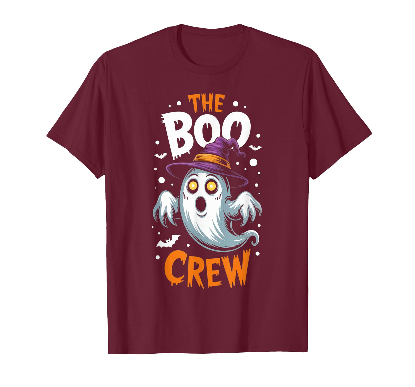 Halloween Ghost The Boo Crew Costume Matching Women Gifts T-Shirt